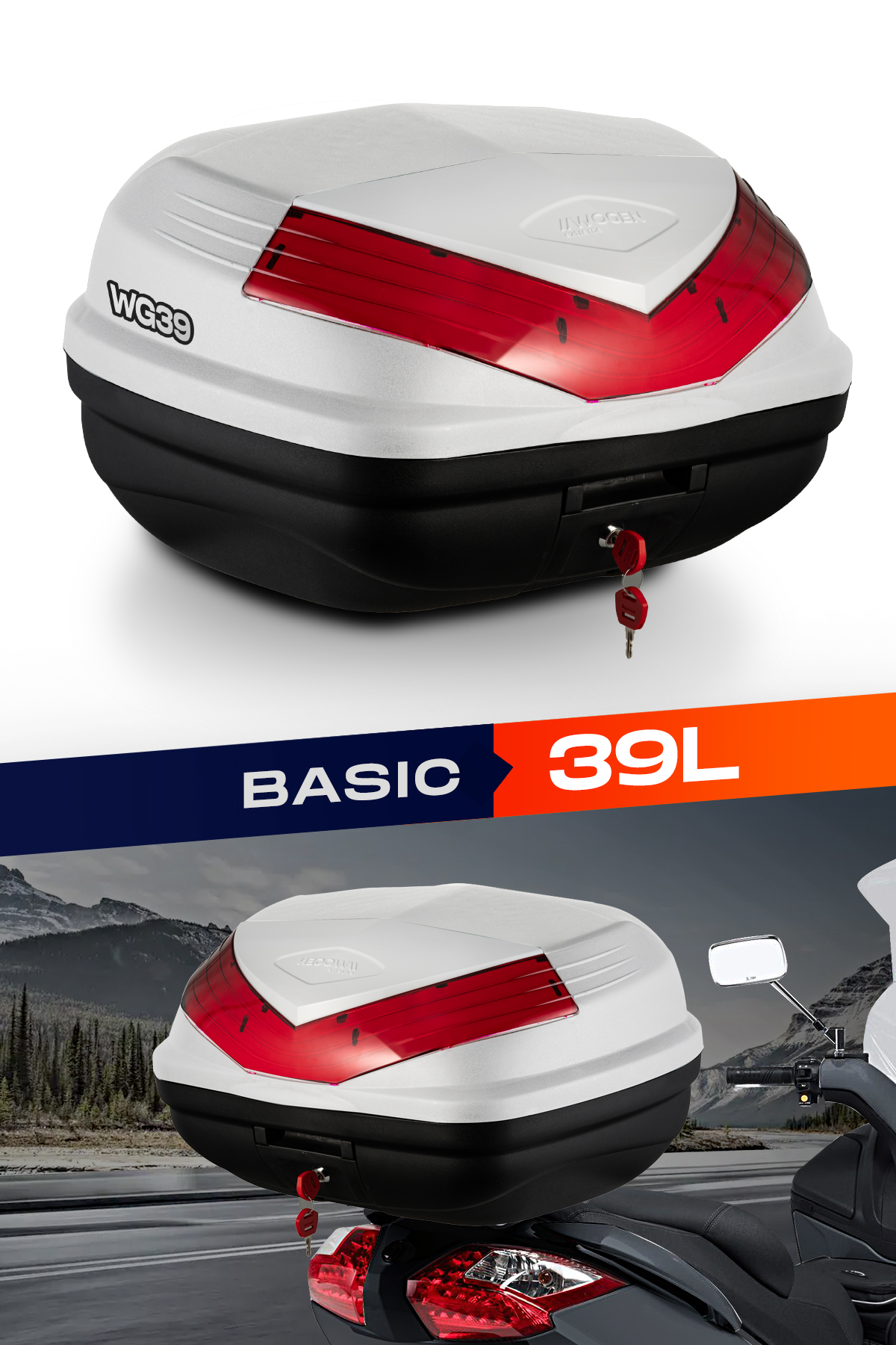 Wogen  Wg39 Arka Çanta 39 L Basic (Beyaz)