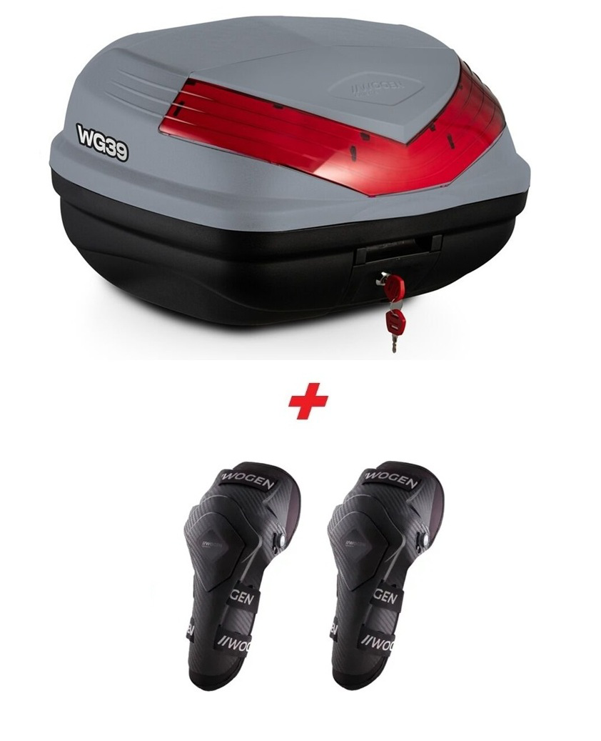 Wogen  Wg39 Basic Arka Çanta 39 Litre (Nardo Gri) + Karbon Dizlik 