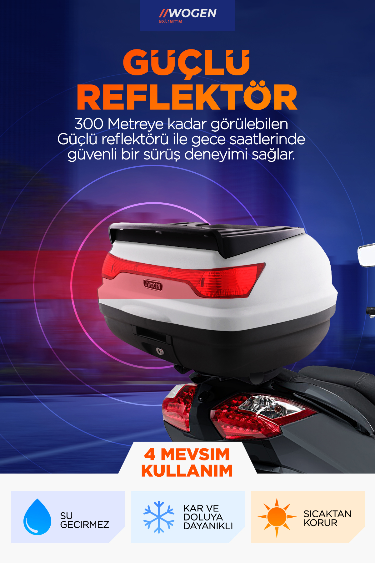 Wogen  Wg41 Arka Çanta 41 L Basic (Beyaz)