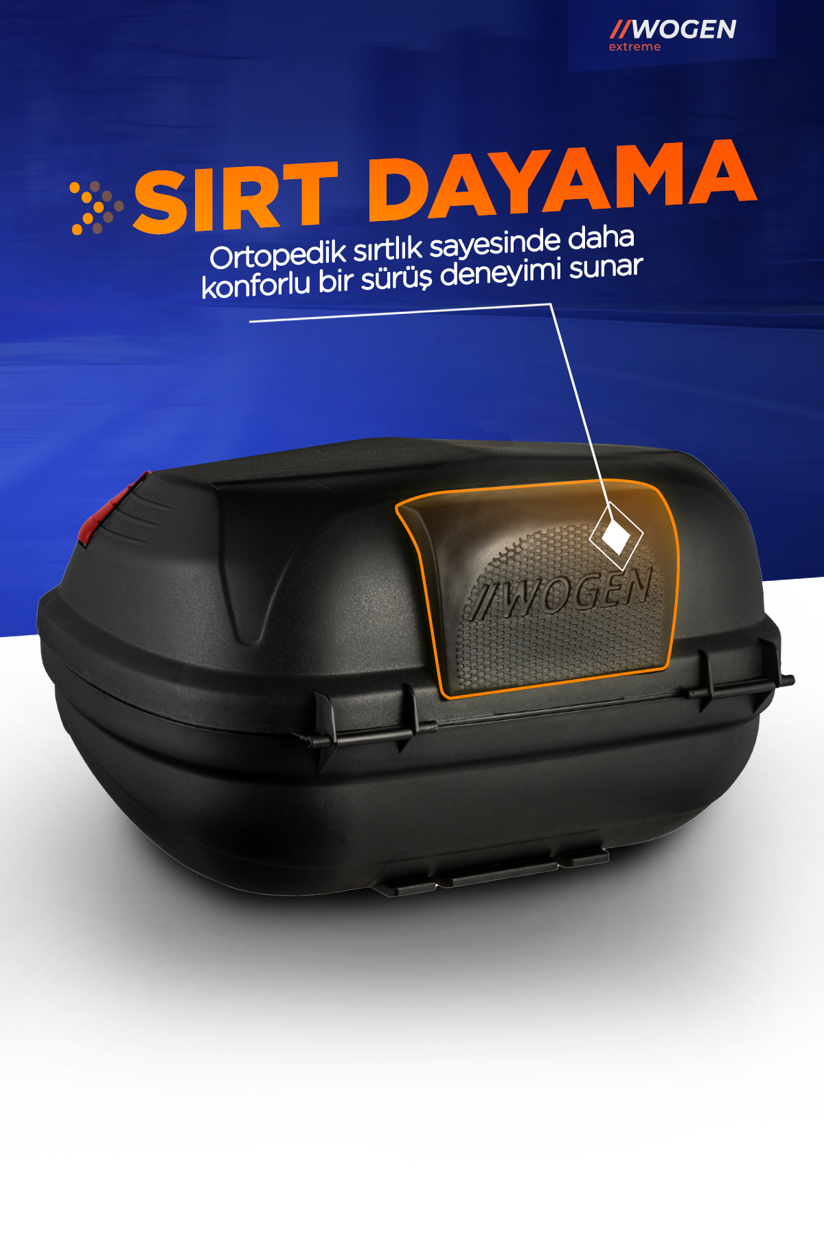 Wogen  Wg50 Arka Çanta 50 L Sirt Dayamali Premium (Siyah)