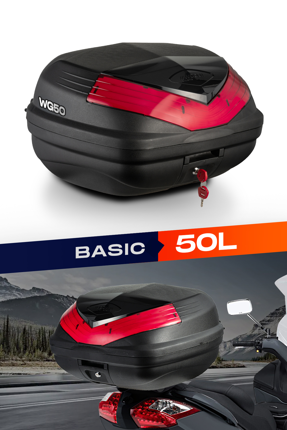 Wogen  Wg50 Arka Çanta 50 L Basic (Siyah)