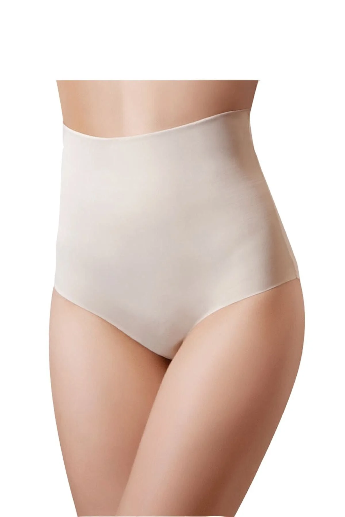 Wo&gi Kadın Dikişsiz Iç Giyim Yüksek Bel Slip Külot Korse 4004-