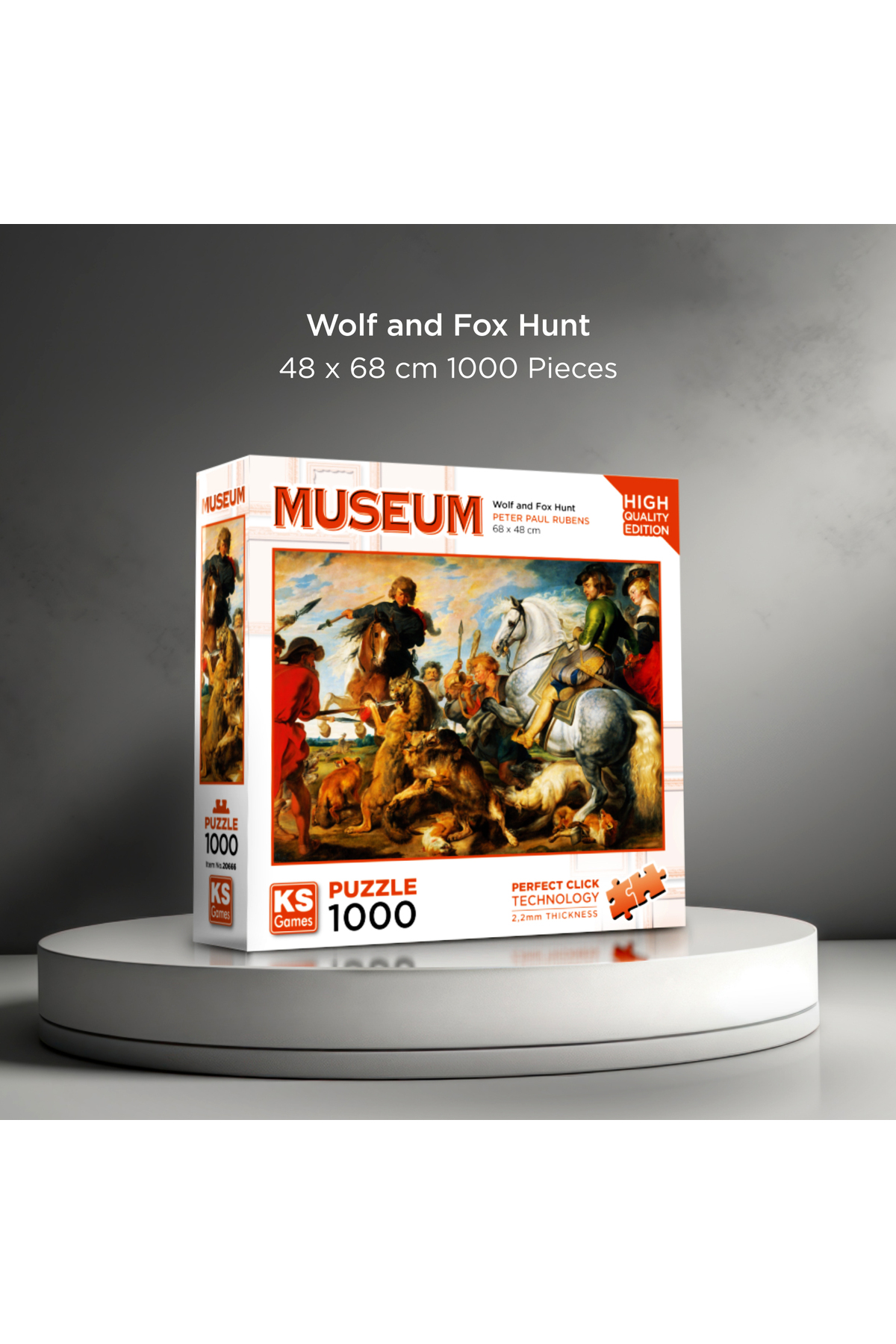 Ks Games Wolf And Fox Hunt 1000 Parça Puzzle