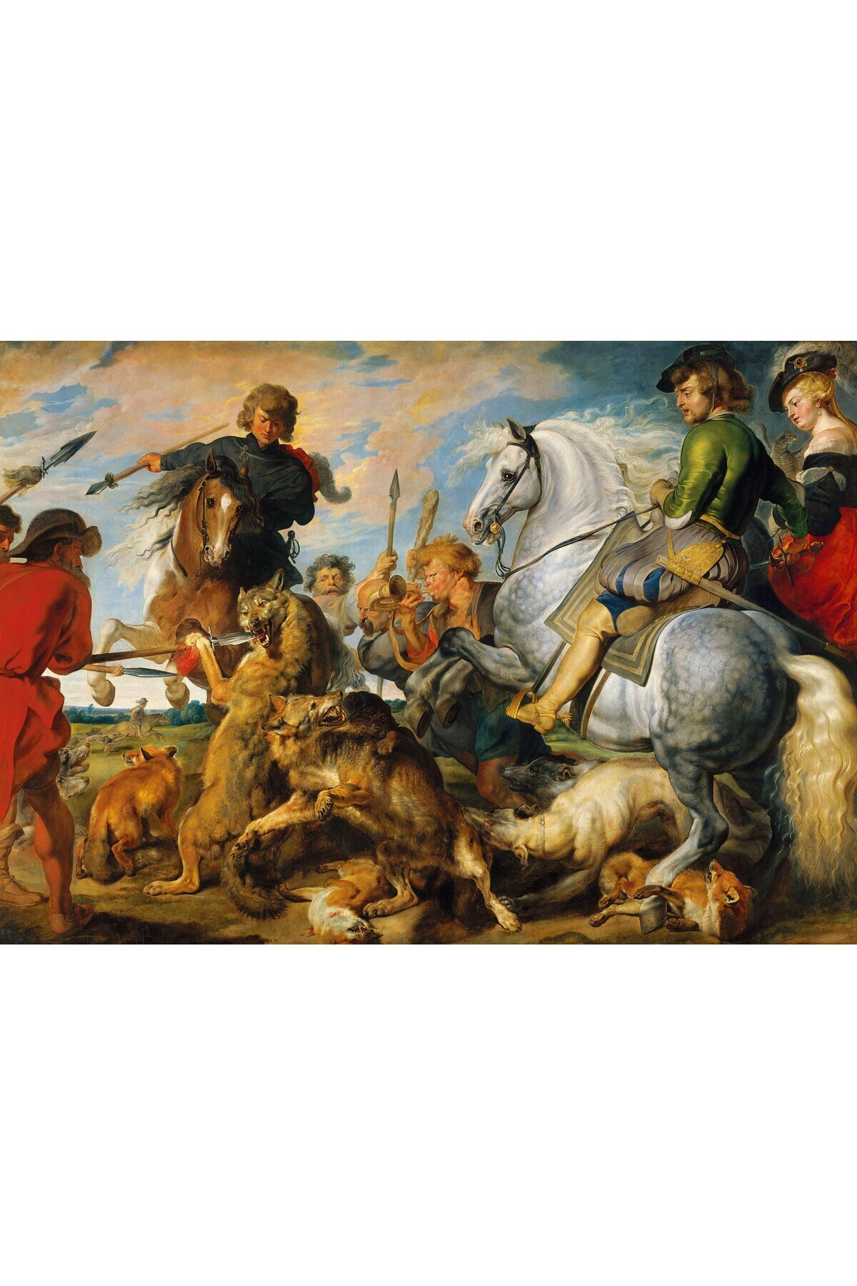 Ks Games Wolf And Fox Hunt 1000 Parça Puzzle