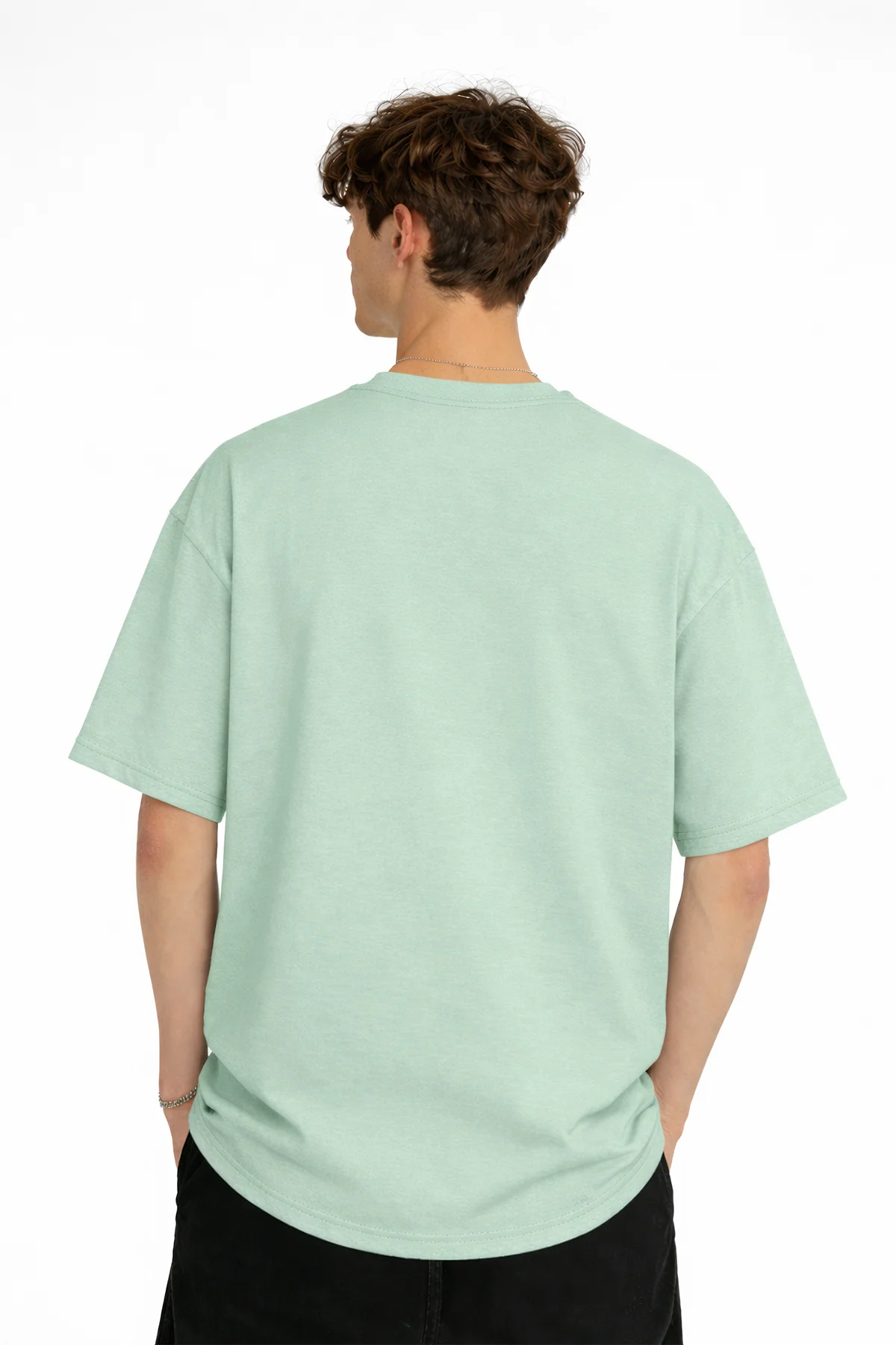 Wolf - Oversize Erkek Tişört SU YESILI - SU YESILI - L Wolf - Oversize Erkek Tişört SU YESILI - SU YESILI - L - Görsel 4