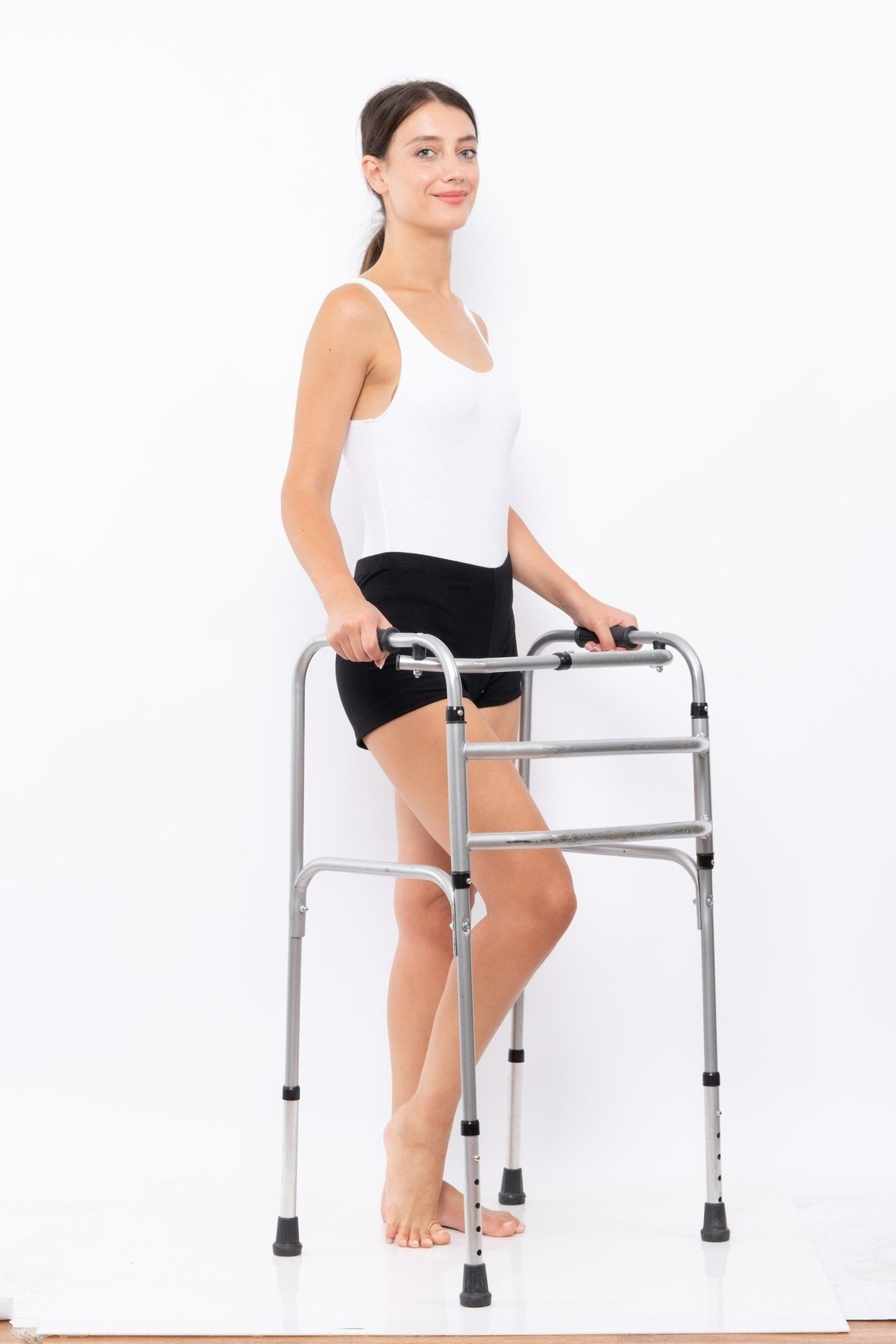 Dr Linee Wolker Demir Yürüteç Katlanılabilir Walker (Yüksek Kalite) 19' Lu