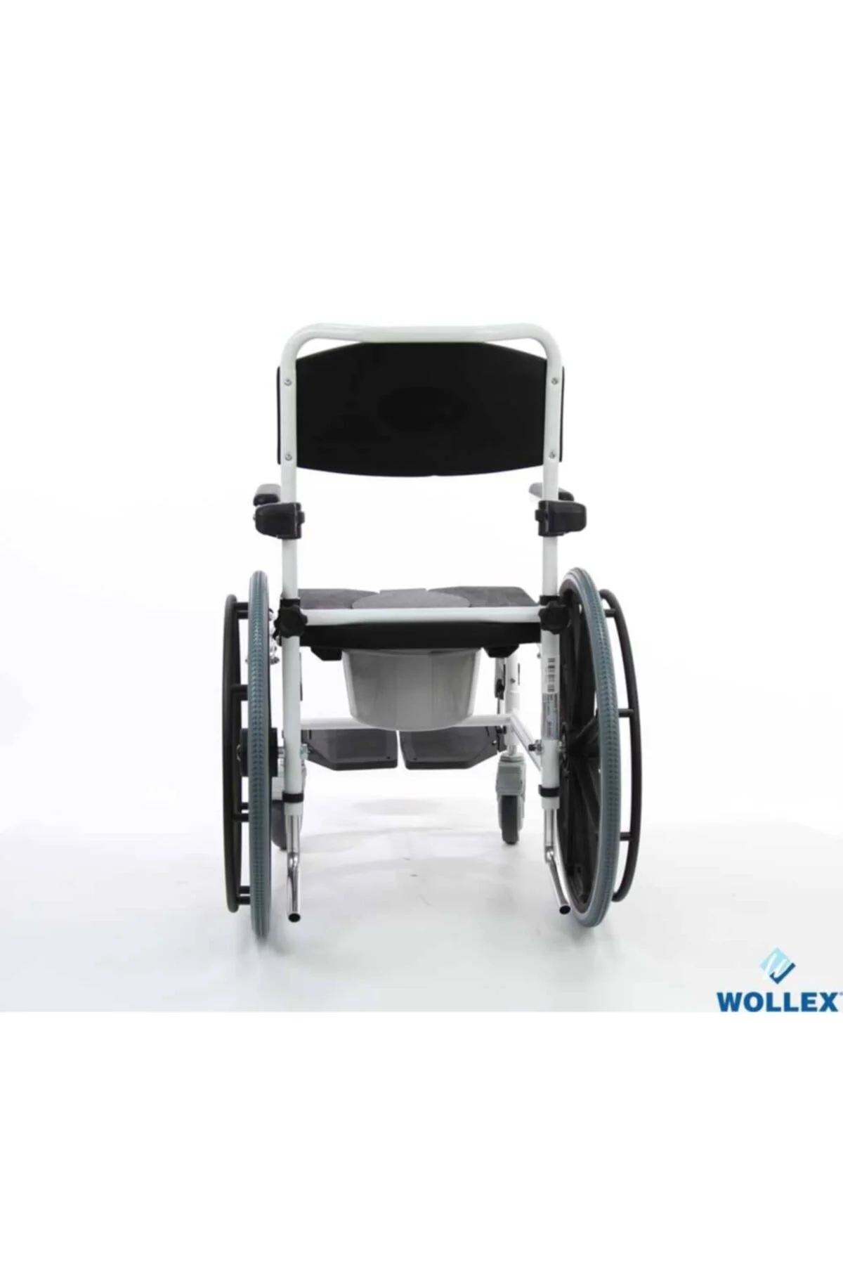 Wollex W688 Klozetli Tuvaletli Tekerlekli Sandalye Engelli Hasta Banyo Tuvalet Sandalyesi