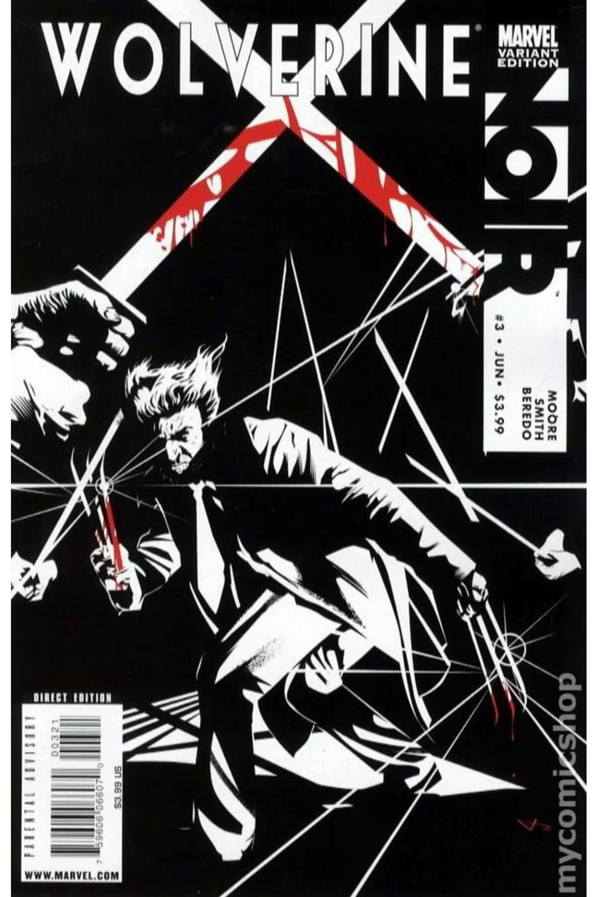 Wolverine Noir #3B (ingilizce)