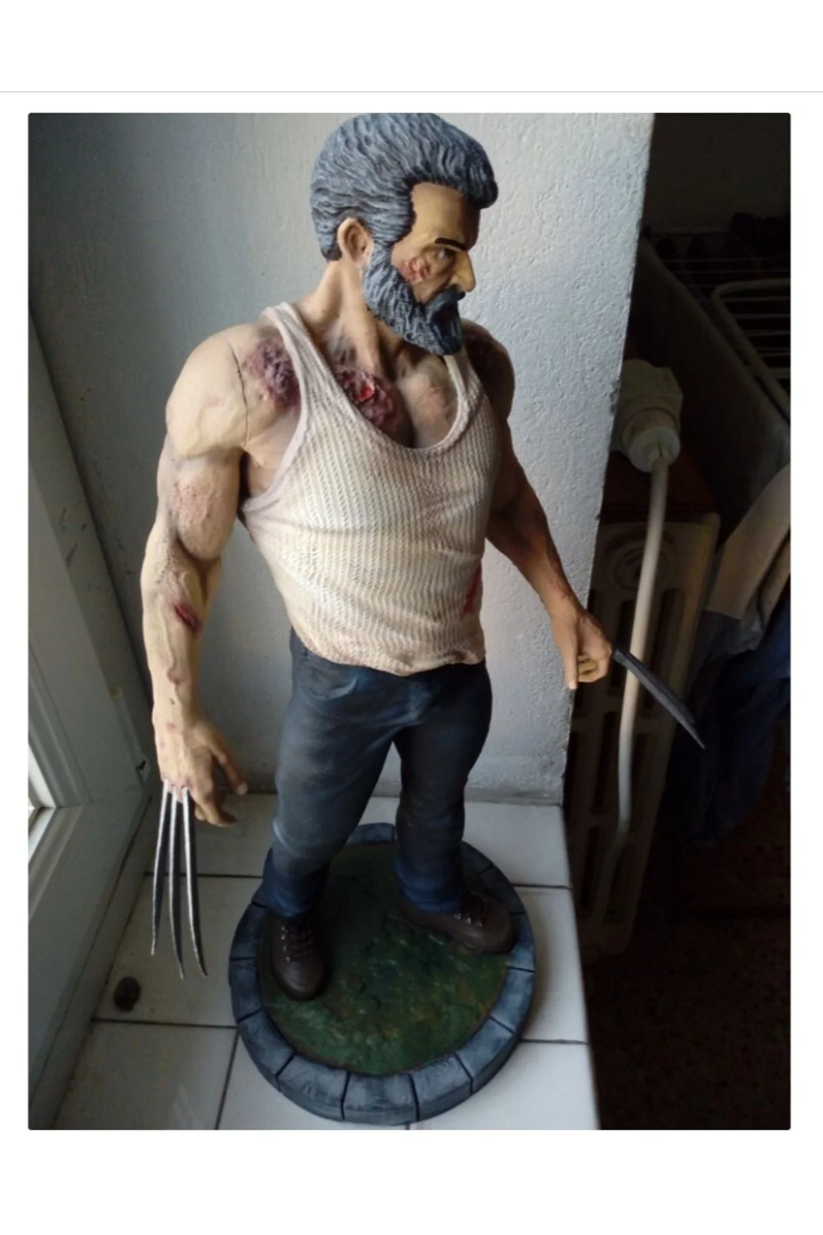 Wolverine Yaşlı Logan Boyalı Figür 25 Cm Büyük Boy