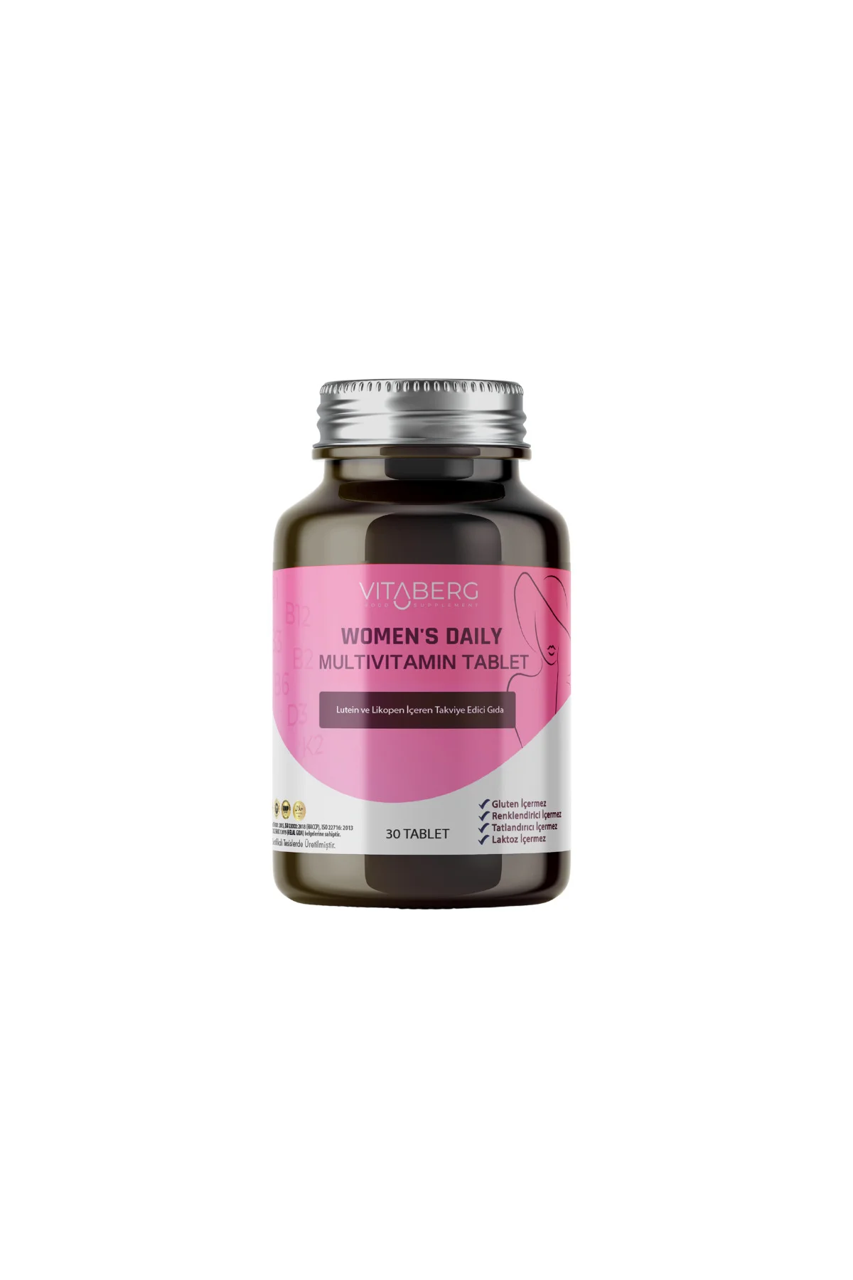 Women’s Daily Multivitamin Tablet | B Vitaminleri, Beta Glukan, L