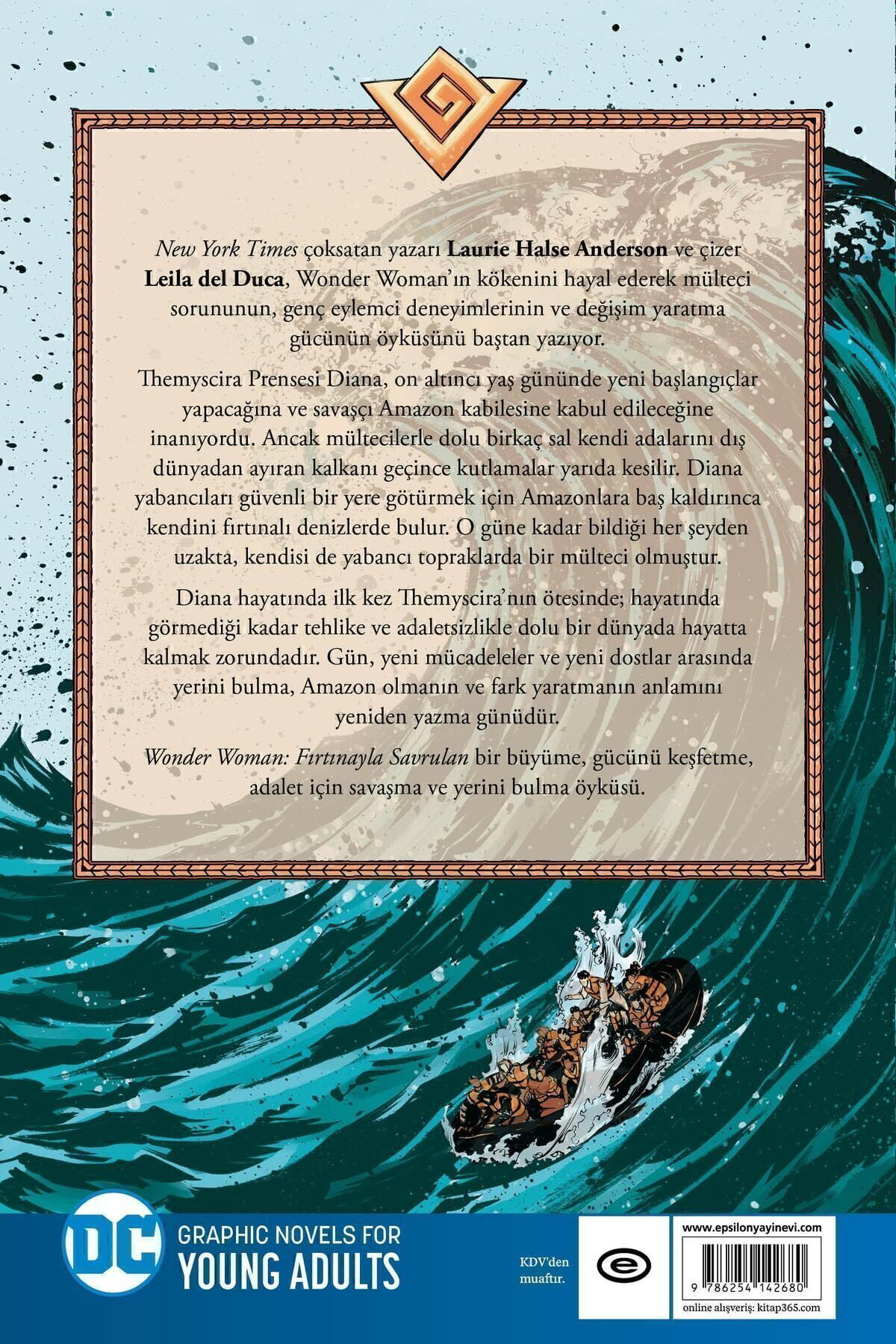 Epsilon Yayınevi Wonder Woman Fırtınayla Savrulan Laure Halse Anderson