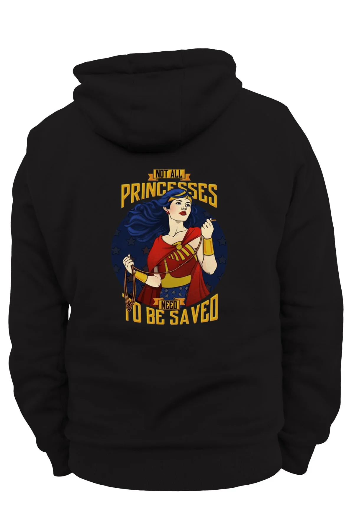 Wonder Woman Arka Baskılı, %100 Pamuk, 3 Ipl. Şardonlu, Içi Polar, Çok Kalın Hoodie Wonder Woman Arka Baskılı, %100 Pamuk, 3 Ipl. Şardonlu, Içi Polar, Çok Kalın Hoodie