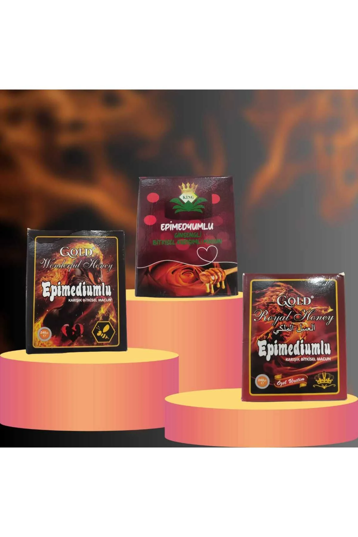Wonderfull Ve Royal Honey Bitkisel Karışım 3 Adet 240 gr