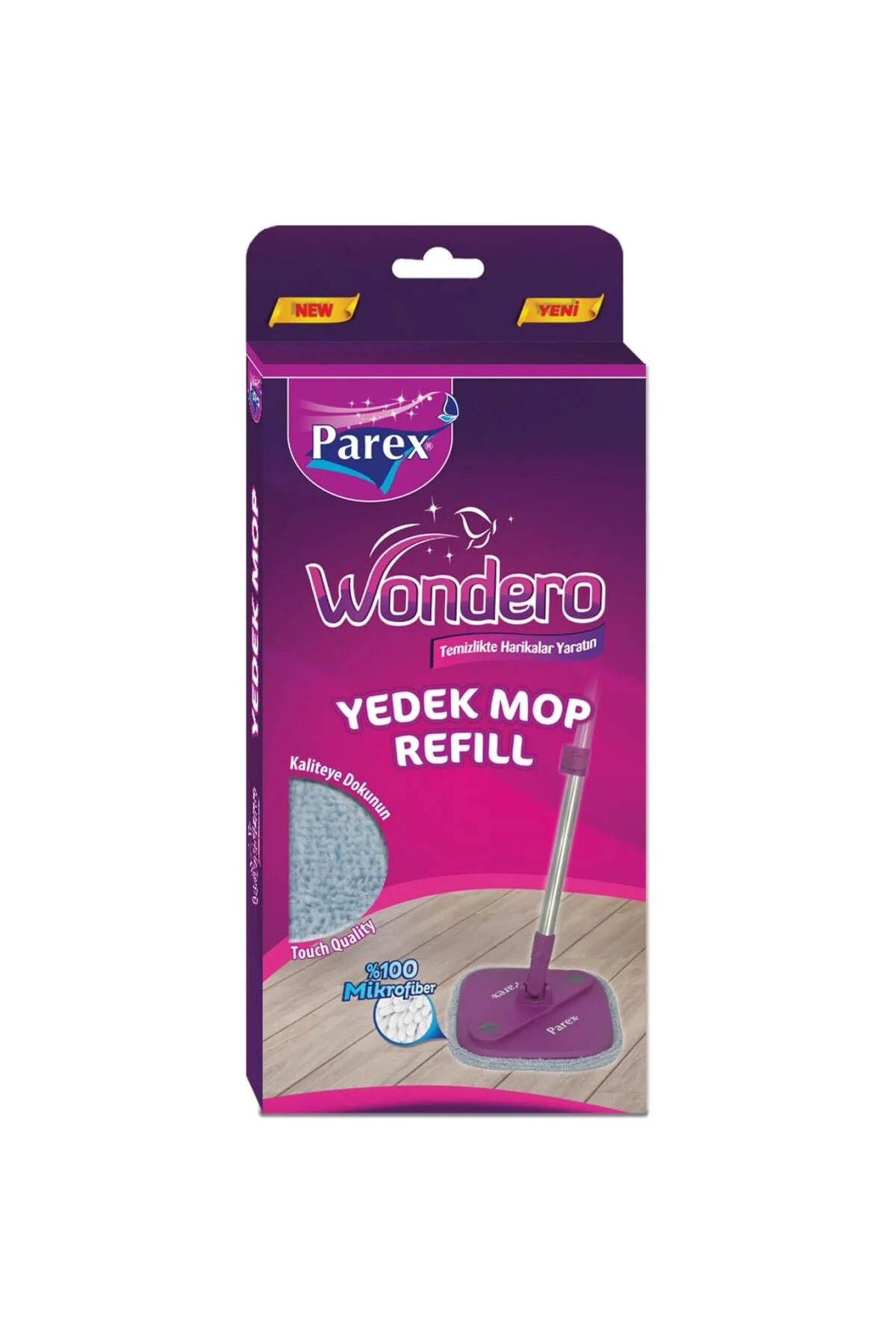 Wondero Otomatik Temizlik Seti 1 Adet Yedek Mop Hediyeli