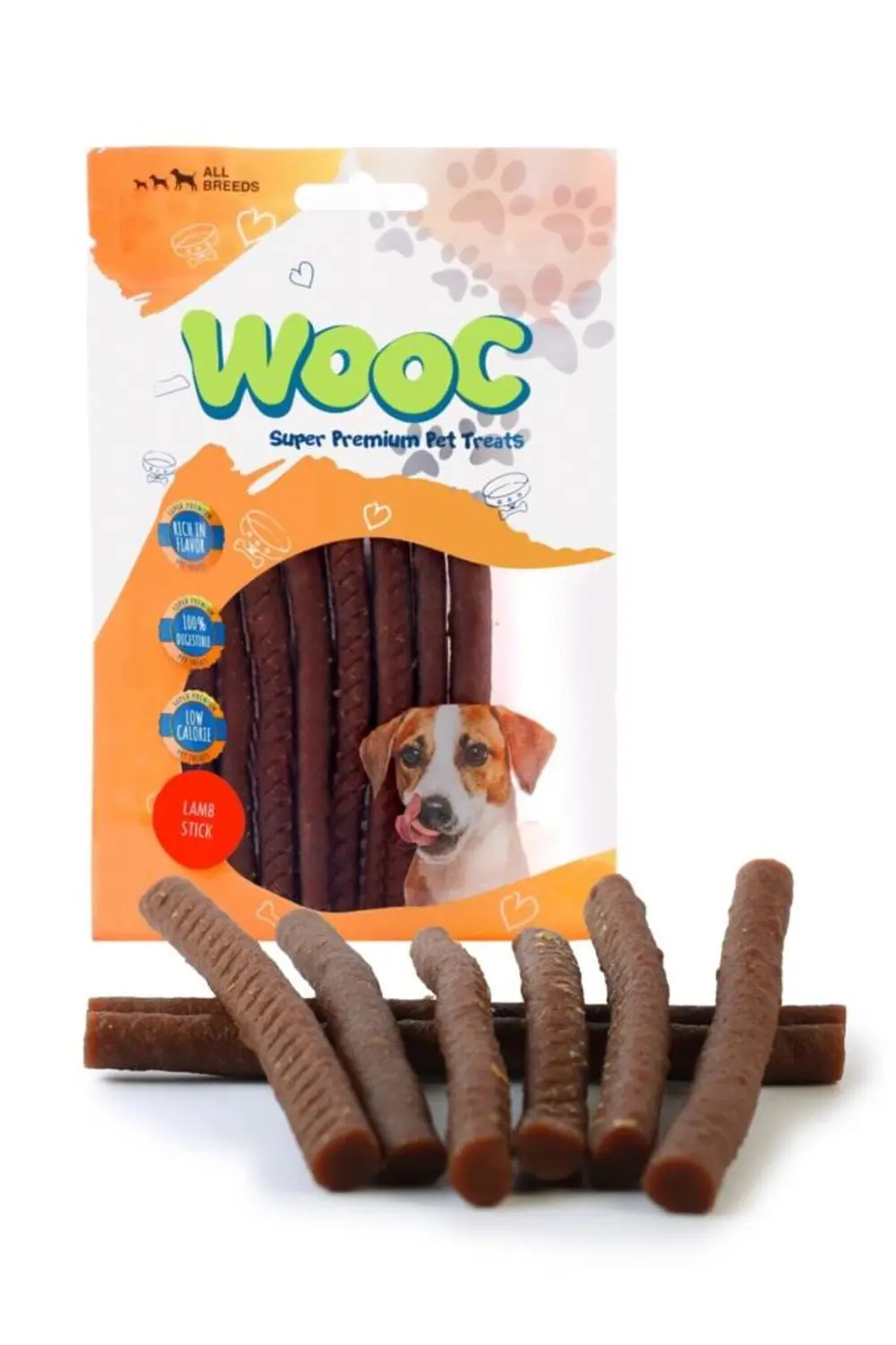 Wooc Dog Kuzulu Uzun Stick Ödül Maması 80 Gr