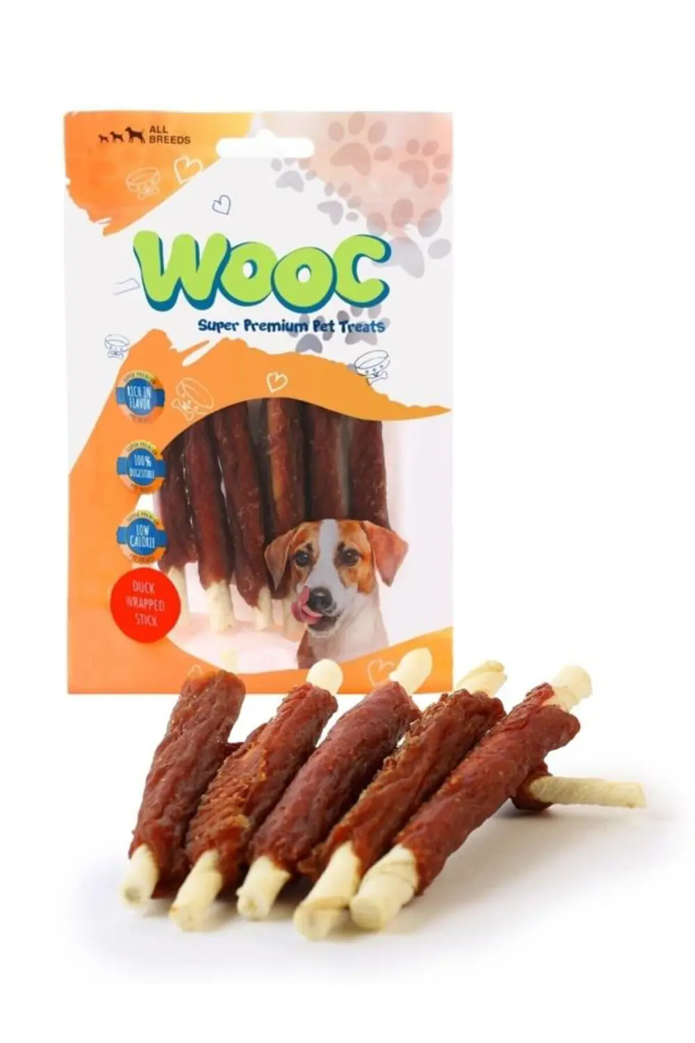 Wooc Dog Ördek Sargılı Sütlü Stick Ödül Maması 80 Gr