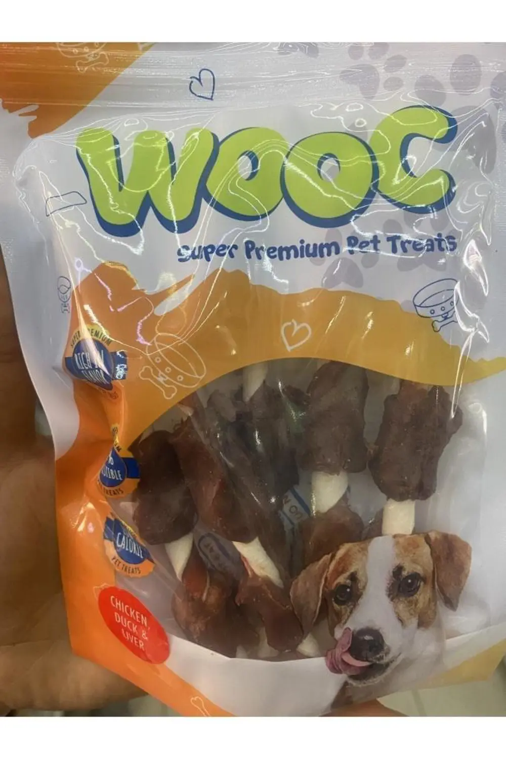 Wooc Dog Tavuk, Ördek, Ciğer Sargılı Stick Ödül Maması 80 Gr