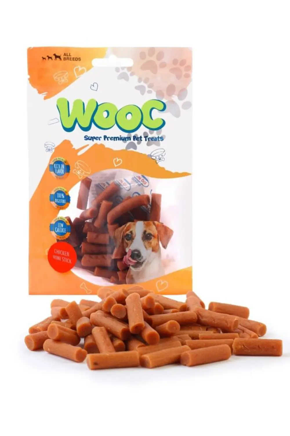 Wooc Dog Tavuklu Mini Stick Ödül Maması 80 Gr