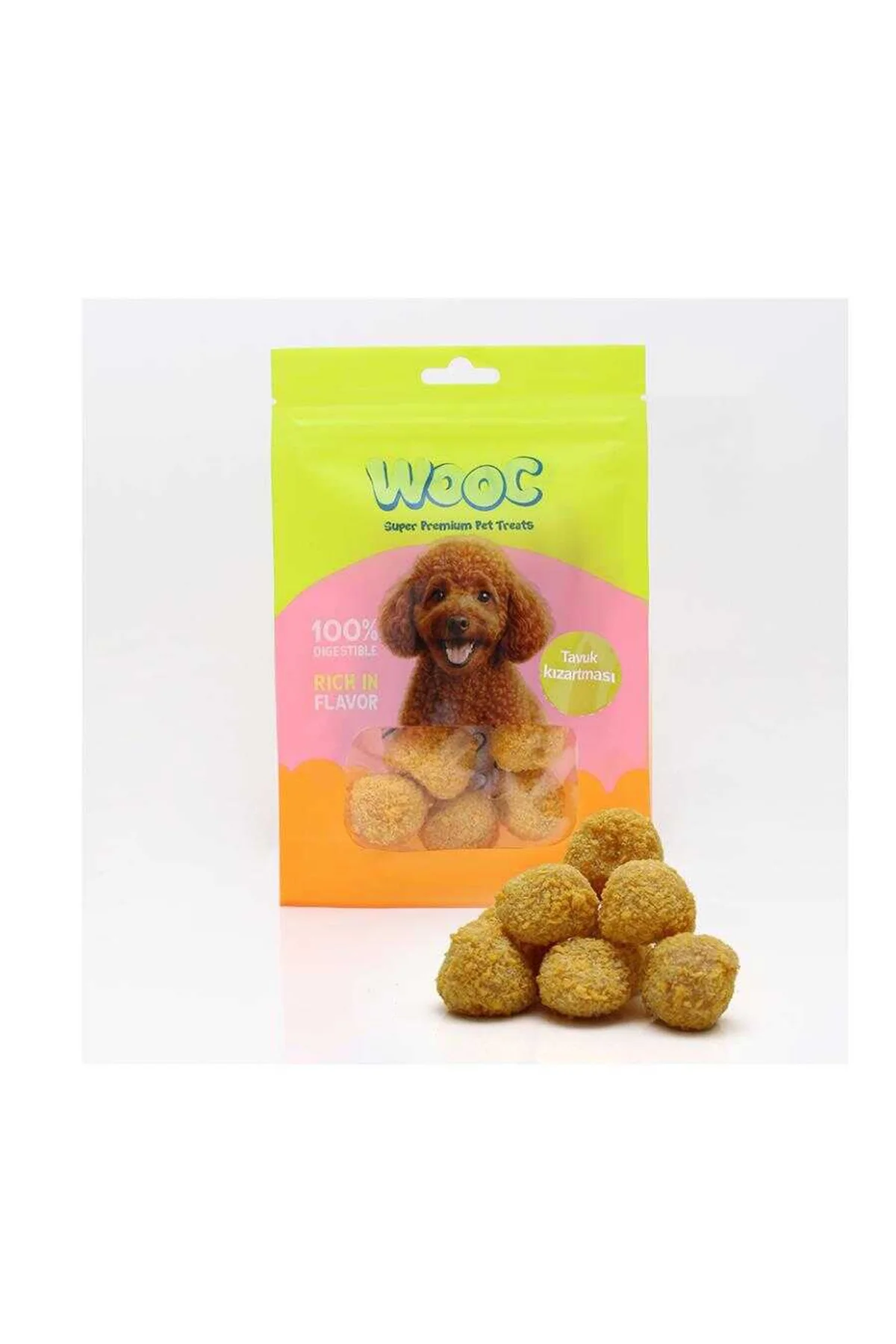 Wooc Tavuk Kızartması Formunda Köpek Ödül Maması 75 Gr