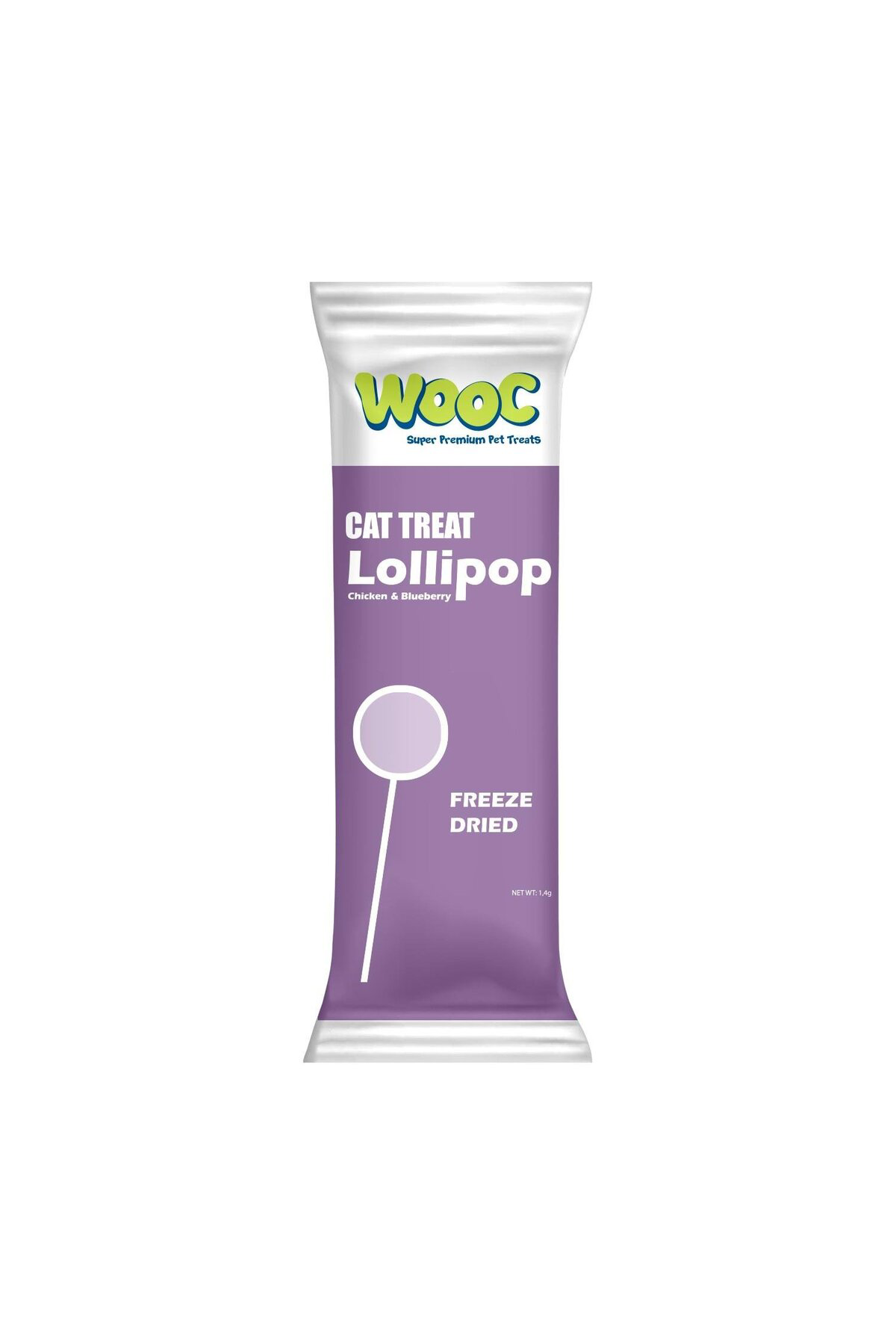 Wooc Tavuk ve Yaban Mersinli Kedi Lolipop