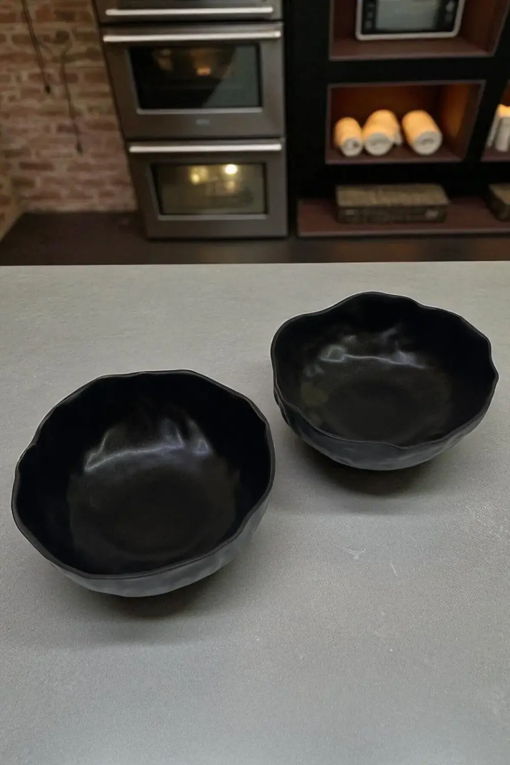 Wood 14cm Porselen Çukur Kase