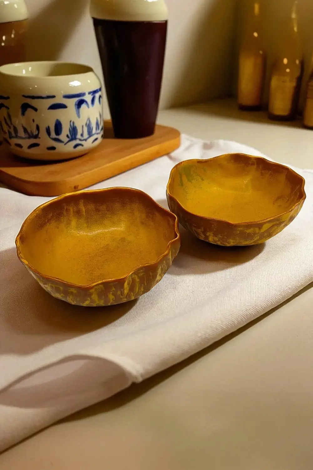 İrea Porselen Wood 14Cm Porselen Çukur Kase