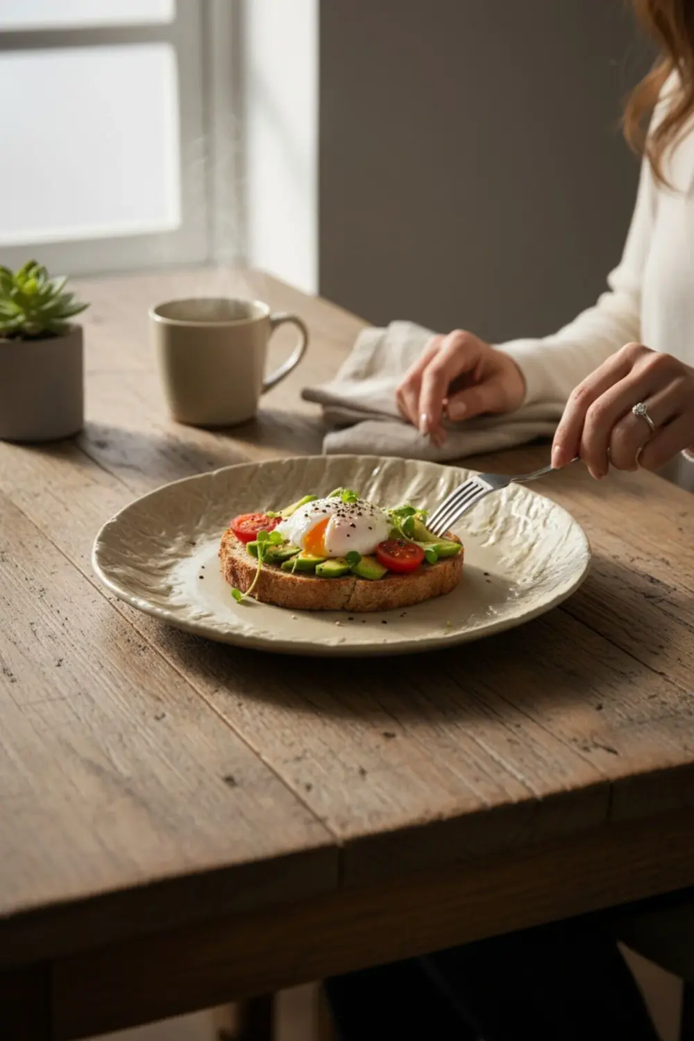 İrea Porselen Wood 25 Cm Porselen Servis Tabağı 6 Adet