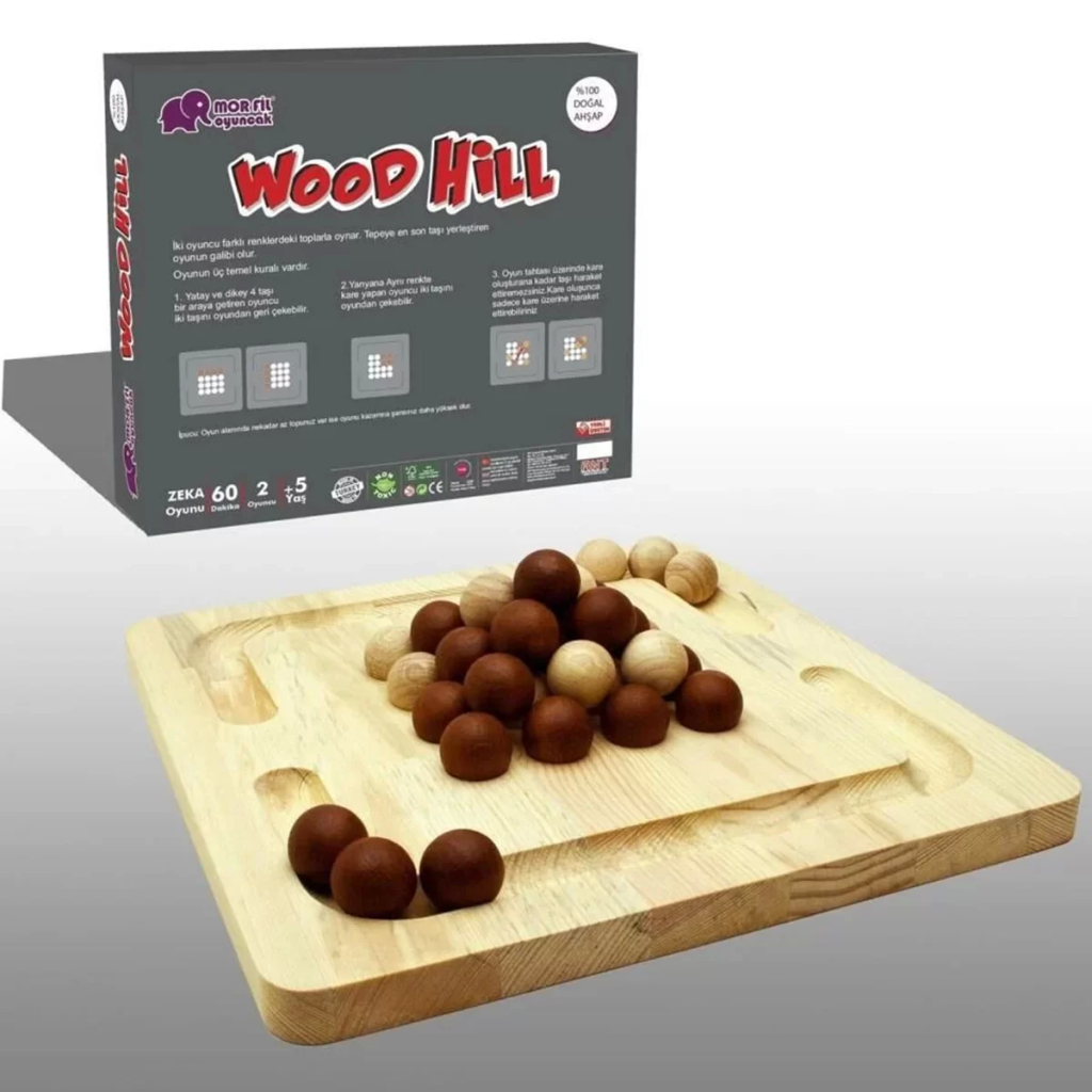 Wood Hill Ahşap Piramit Akıl Zeka Oyunu Wood Hill Ahşap Piramit Akıl Zeka Oyunu