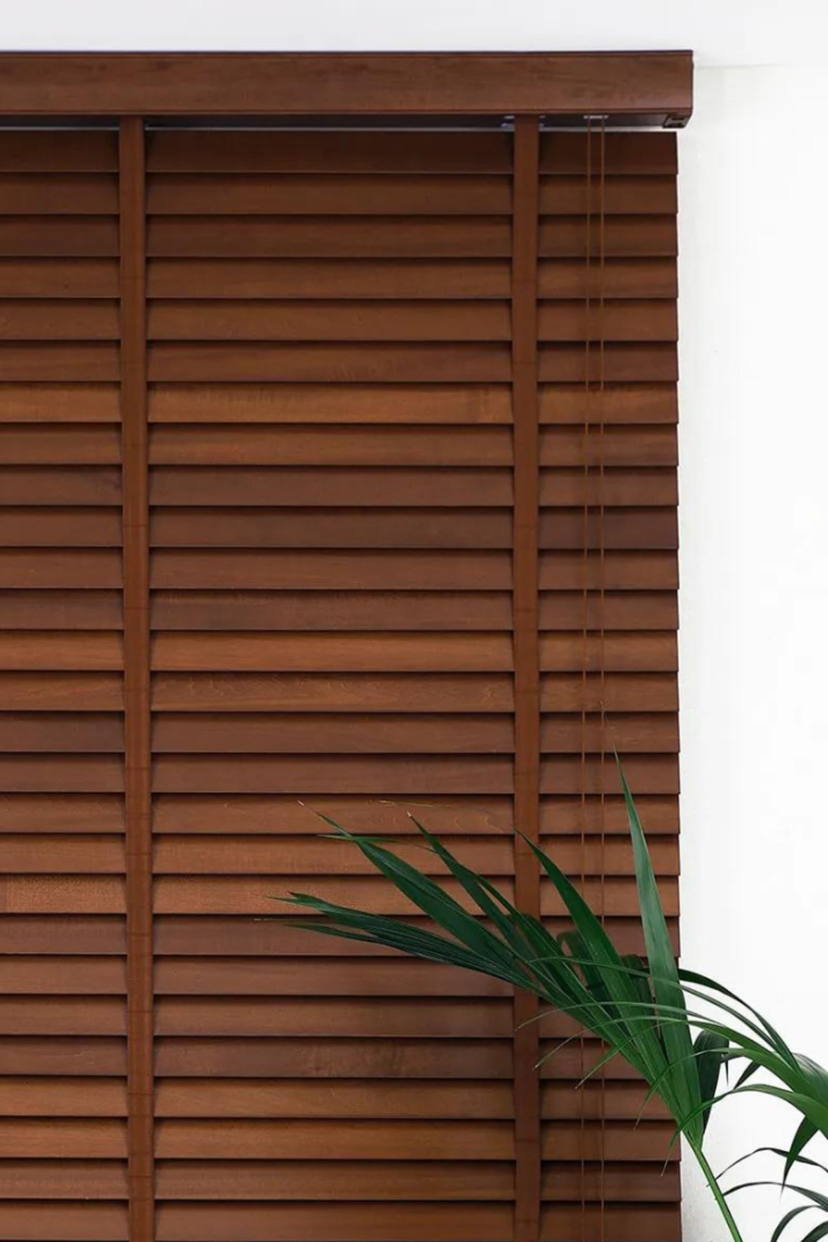 Wooden Blinds %100 Doğal Ahşap Jaluzi Perde 50mm,Alüminyum Kasalı