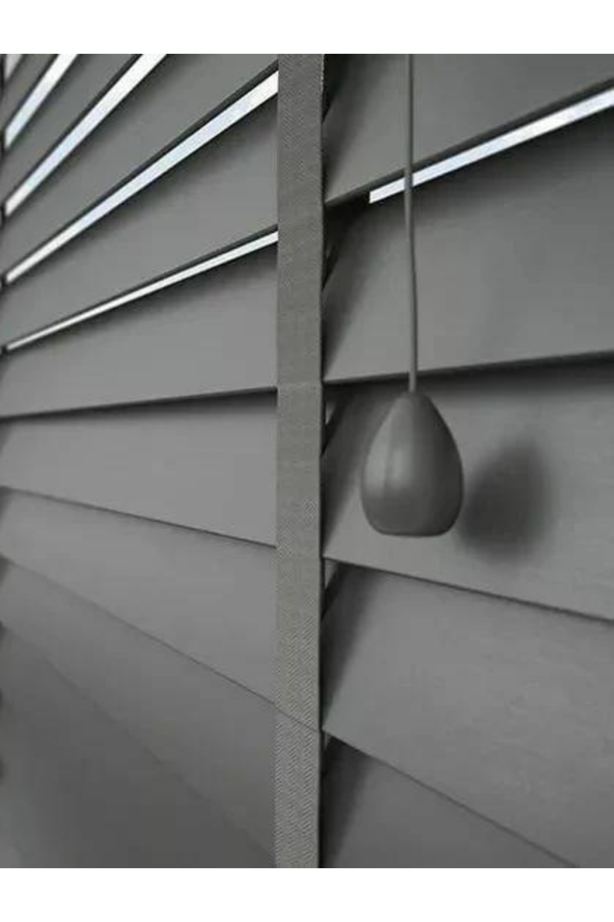 Wooden Blinds %100 Doğal Ahşap Jaluzi Perde 50mm,Alüminyum Kasalı