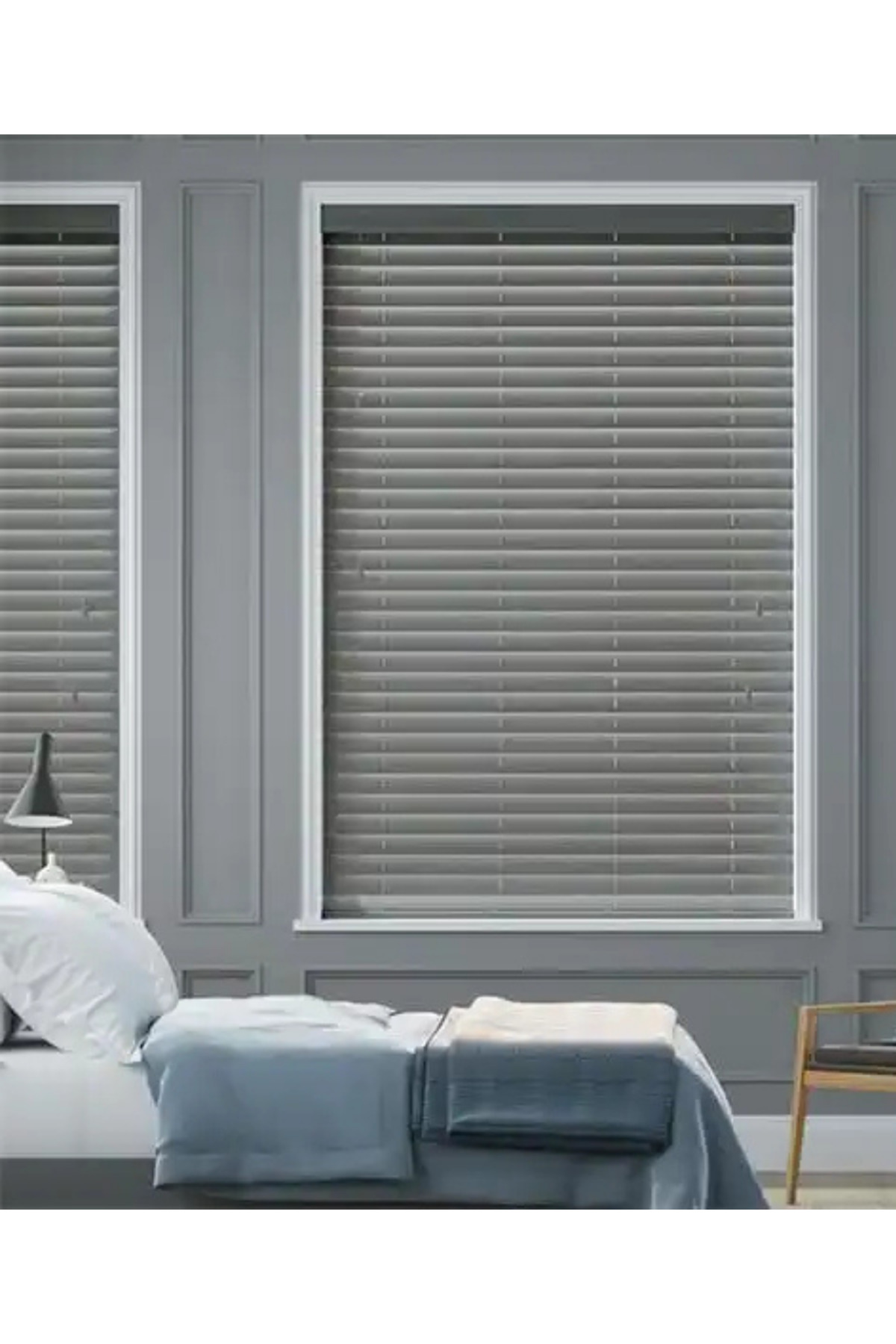 Wooden Blinds %100 Doğal Ahşap Jaluzi Perde 50mm,Alüminyum Kasalı