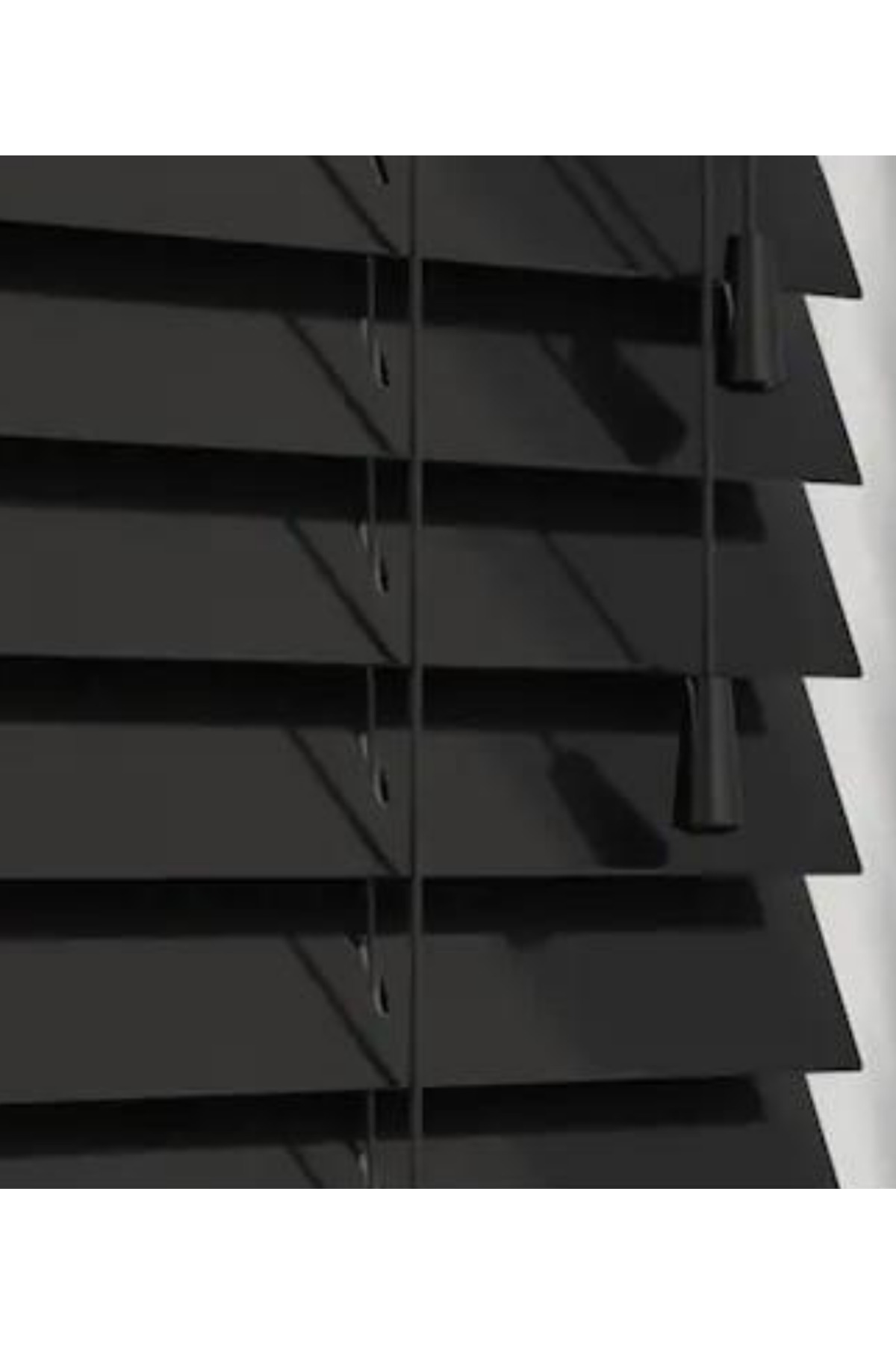 Wooden Blinds %100 Doğal Ahşap Jaluzi Perde 50mm,Alüminyum Kasalı