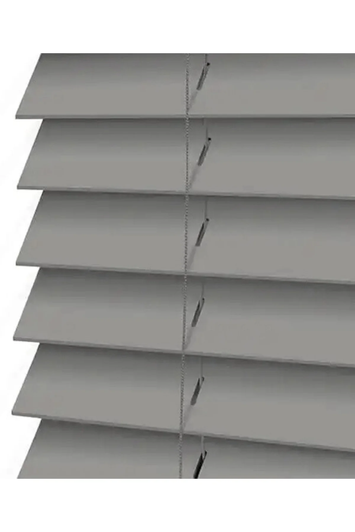 Wooden Blinds %100 Doğal Ahşap Jaluzi Perde 50mm,Alüminyum Kasalı
