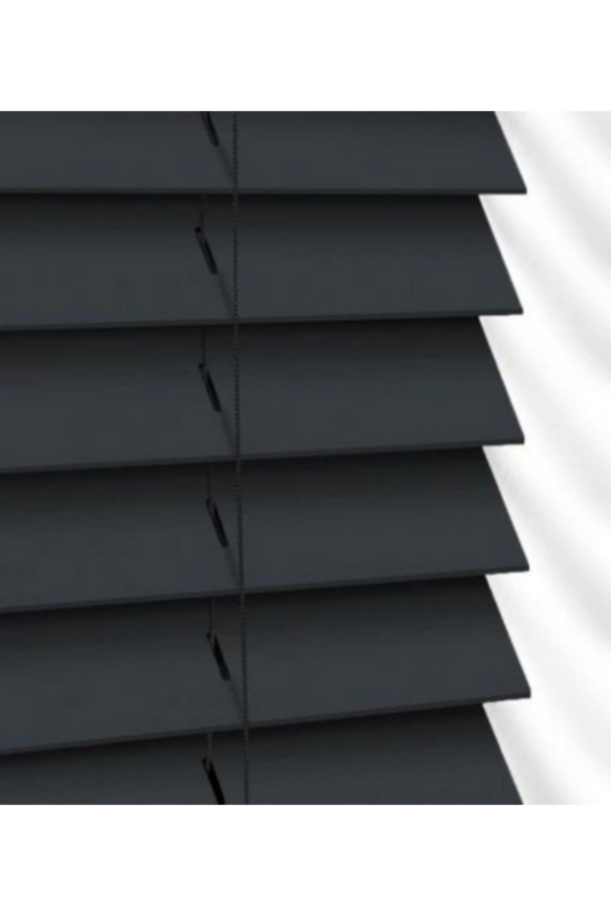 Wooden Blinds %100 Doğal Ahşap Jaluzi Perde 50mm,Alüminyum Kasalı