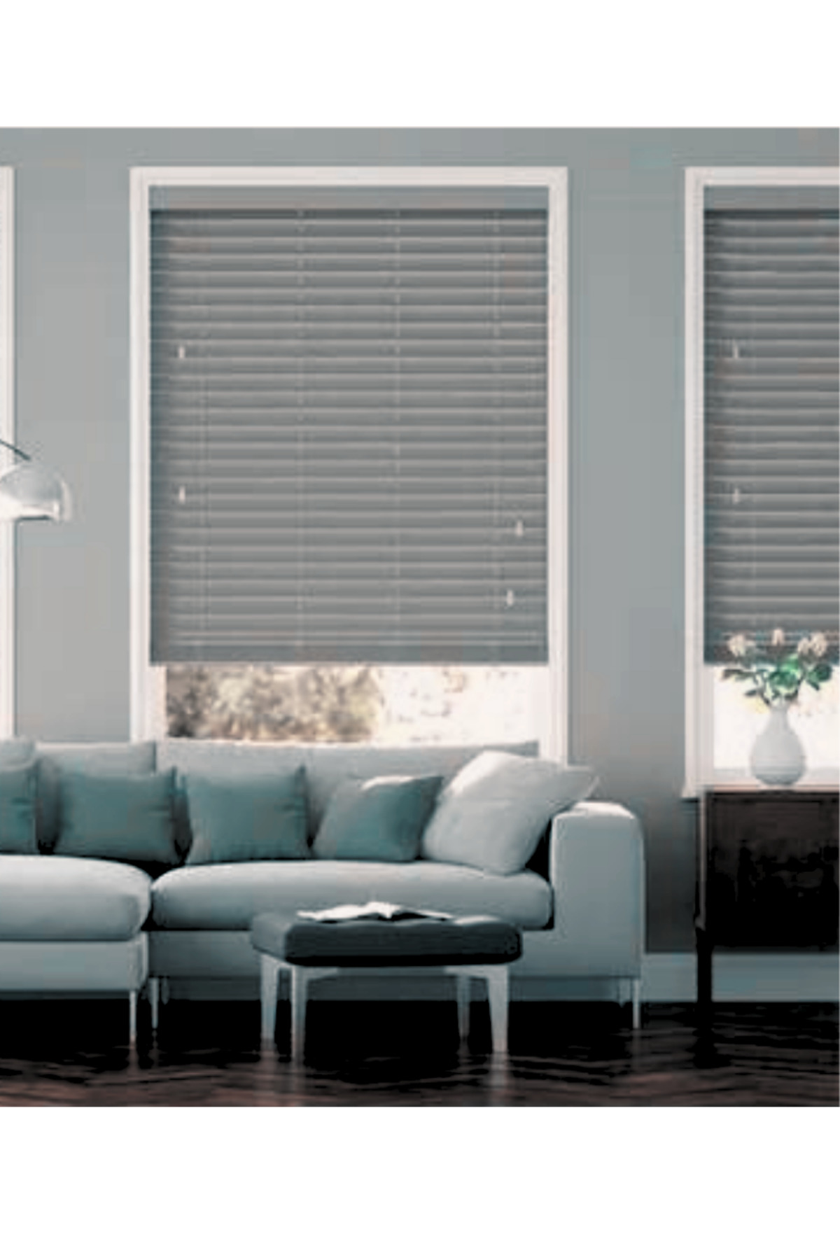 Wooden Blinds %100 Doğal Ahşap Jaluzi Perde 50mm,Alüminyum Kasalı