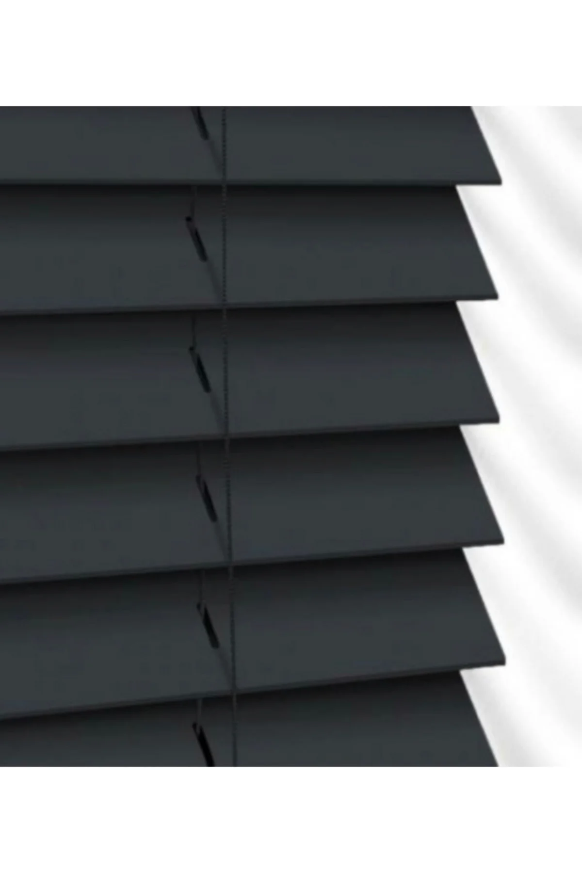 Wooden Blinds %100 Doğal Ahşap Jaluzi Perde 50mm,Alüminyum Kasalı