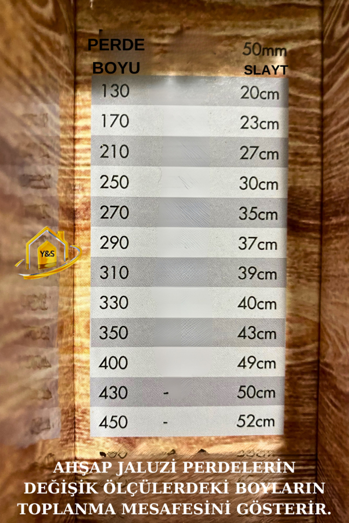 Wooden Blinds %100 Doğal Ahşap Jaluzi Perde 50mm,Alüminyum Kasalı