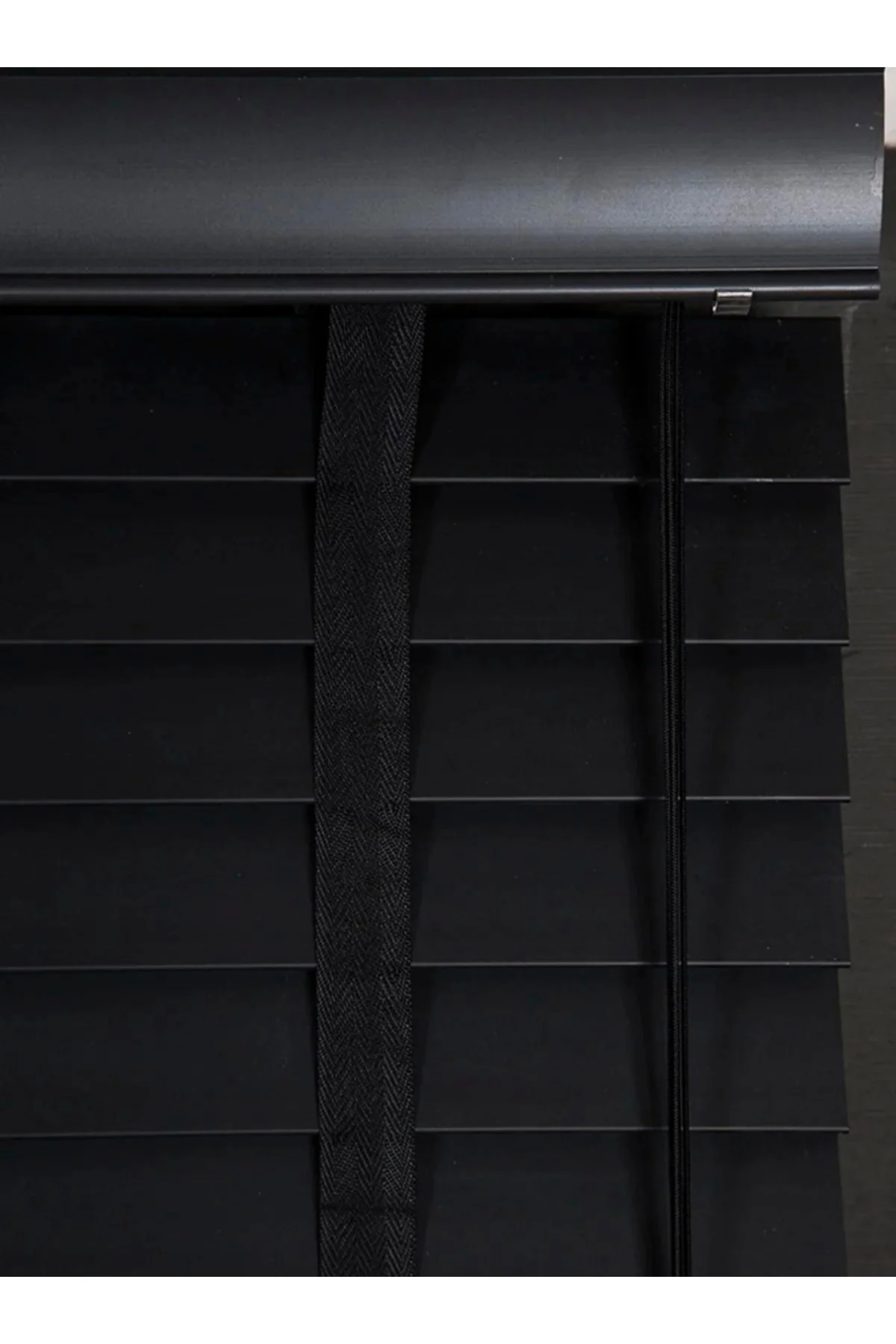 Wooden Blinds %100 Doğal Ahşap Jaluzi Perde 50mm, Alüminyum Kasal