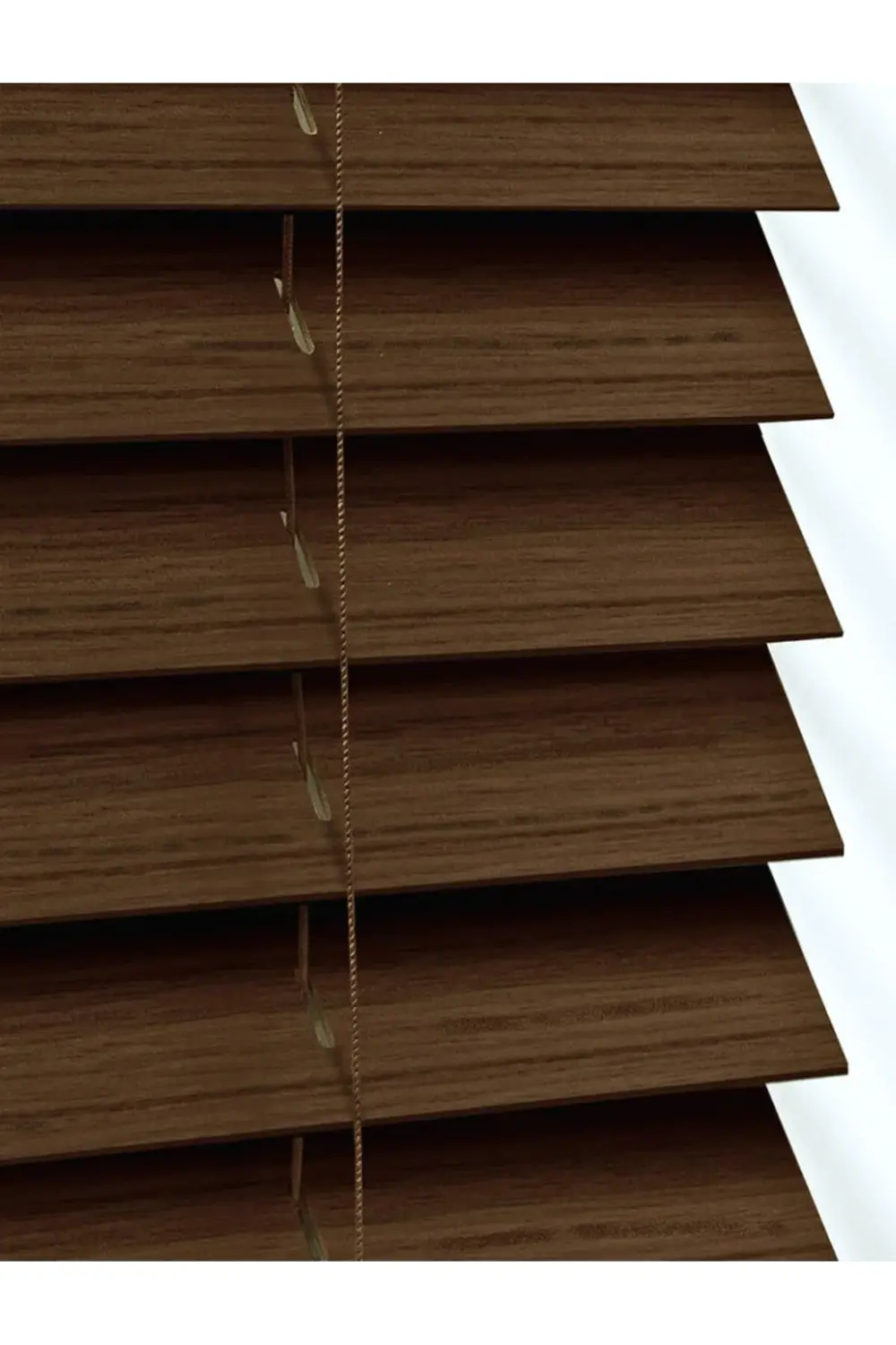 Wooden Blinds %100 Doğal Ahşap Jaluzi Perde 50mm,Alüminyum Kasalı