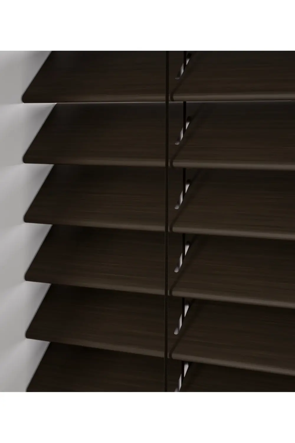 Wooden Blinds %100 Doğal Ahşap Jaluzi Perde 50mm,Alüminyum Kasalı