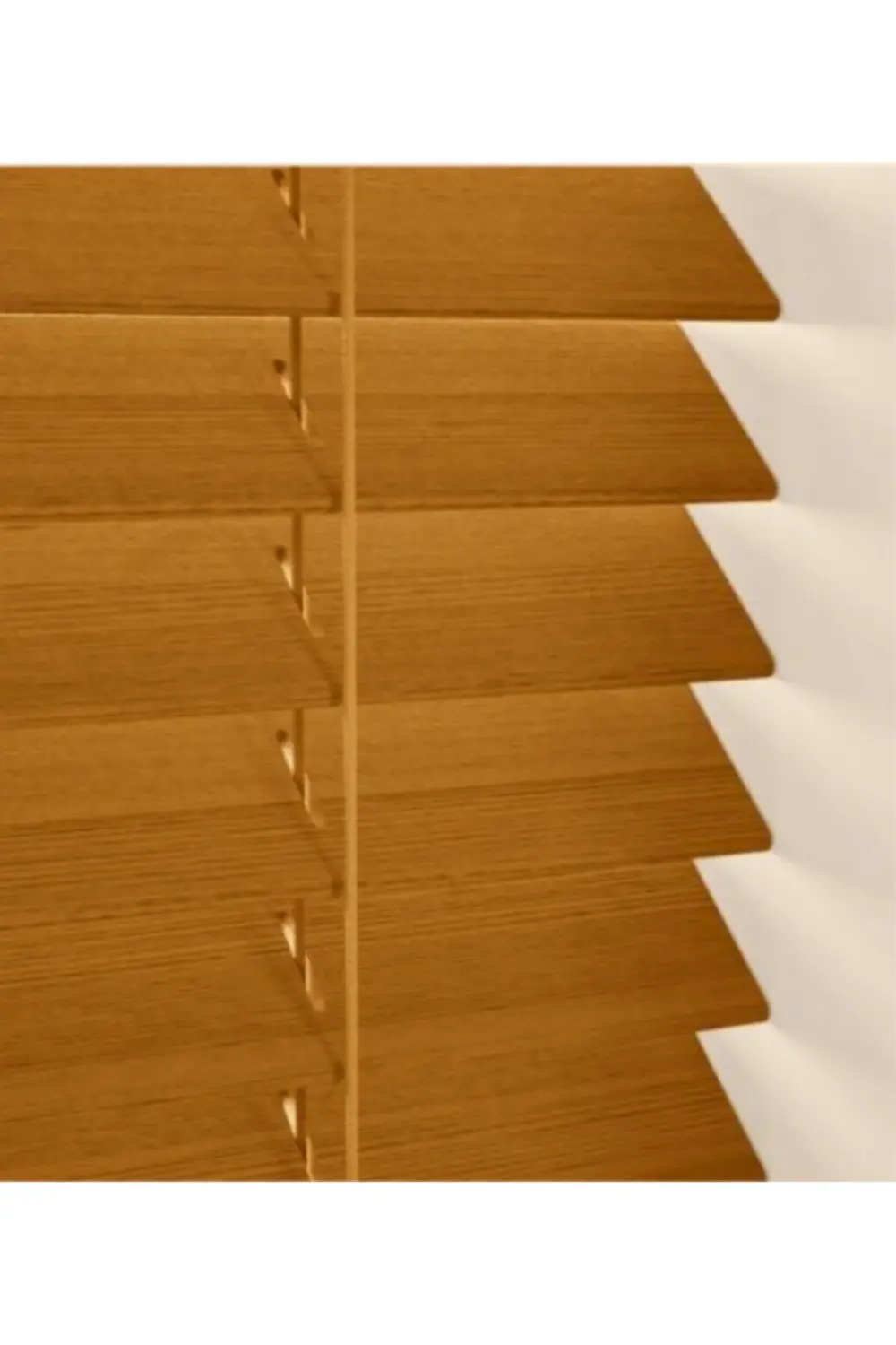 Wooden Blinds %100 Doğal Ahşap Jaluzi Perde 50mm,Alüminyum Kasalı