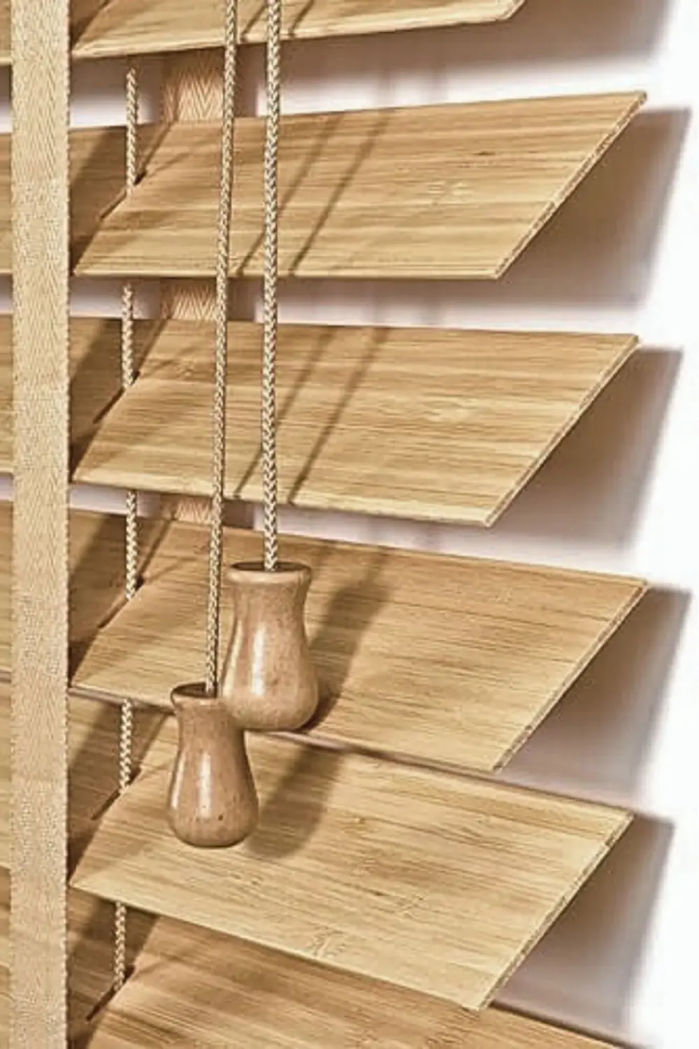 Wooden Blinds %100 Doğal Ahşap Jaluzi Perde 50mm,Alüminyum Kasalı