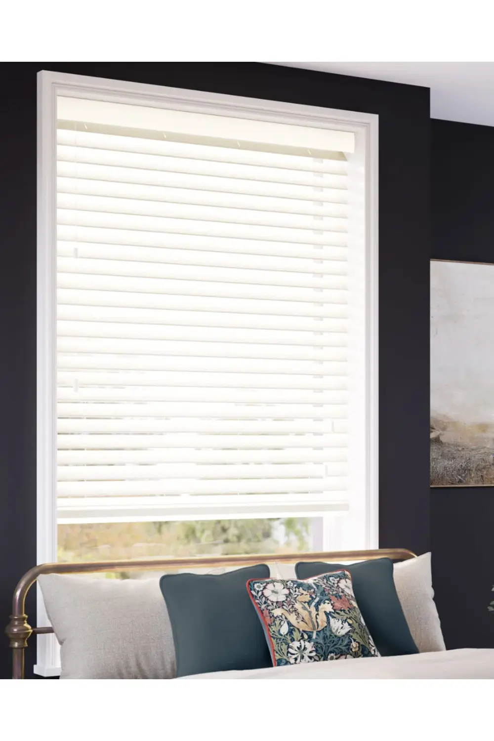 Wooden Blinds %100 Doğal Ahşap Jaluzi Perde 50mm,Alüminyum Kasalı