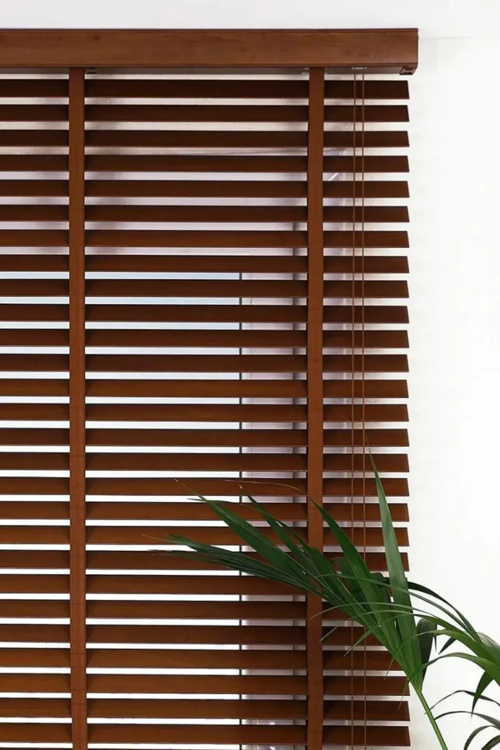 Wooden Blinds %100 Doğal Ahşap Jaluzi Perde 50mm,Alüminyum Kasalı