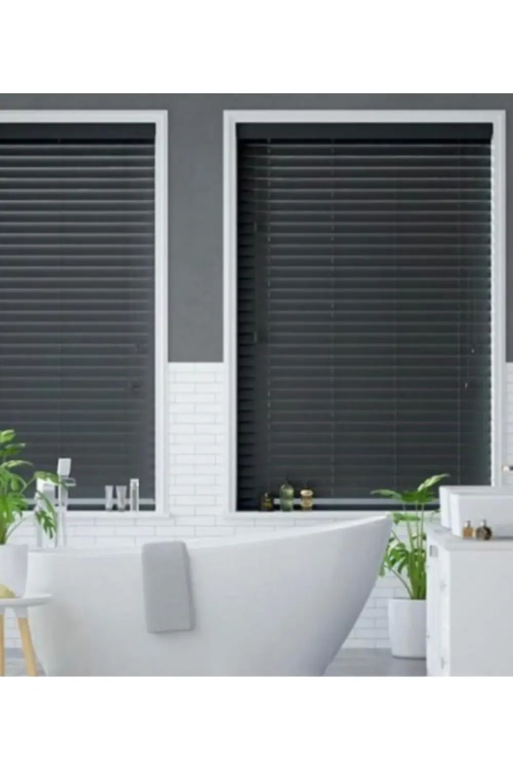 Wooden Blinds %100 Doğal Ahşap Jaluzi Perde 50mm,Alüminyum Kasalı