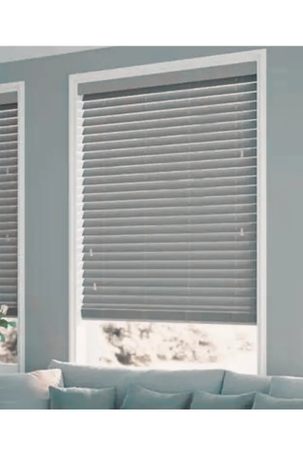 Wooden Blinds %100 Doğal Ahşap Jaluzi Perde 50mm,Alüminyum Kasalı
