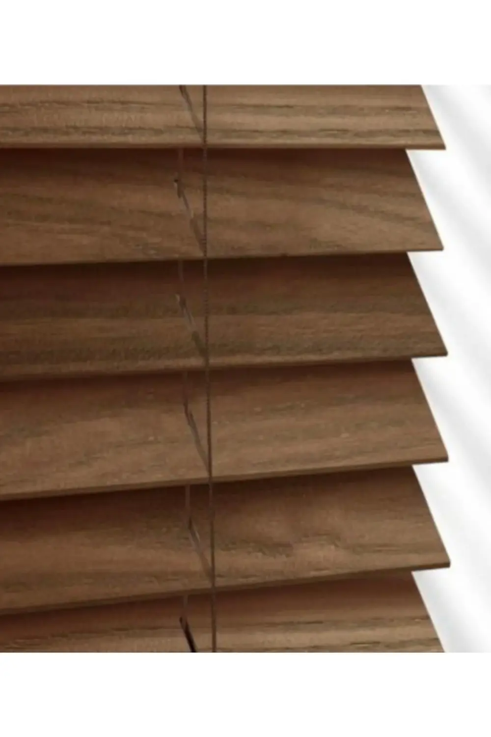 Wooden Blinds %100 Doğal Ahşap Jaluzi Perde 50mm,Alüminyum Kasalı