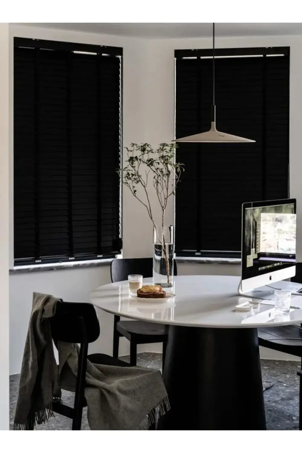 Wooden Blinds %100 Doğal Ahşap Jaluzi Perde 50mm,Alüminyum Kasalı