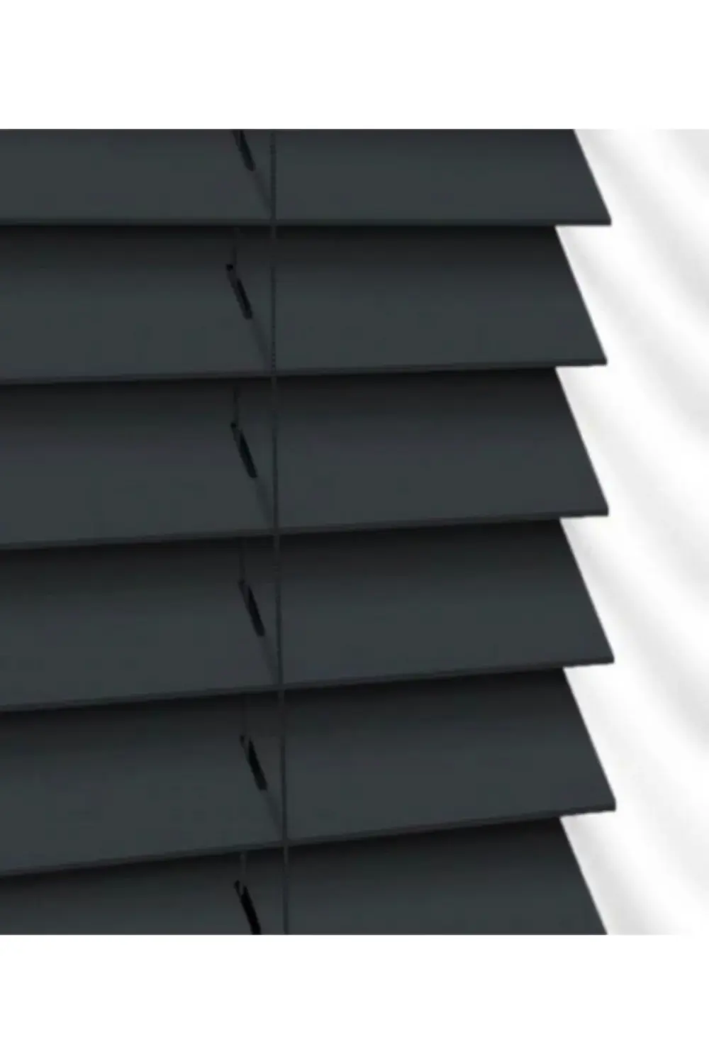 Wooden Blinds %100 Doğal Ahşap Jaluzi Perde 50mm,Alüminyum Kasalı