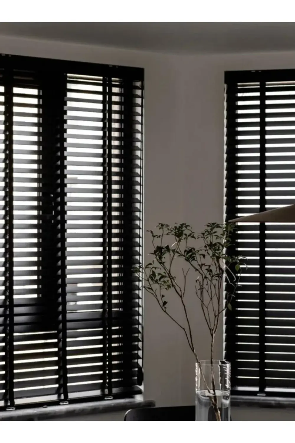 Wooden Blinds %100 Doğal Ahşap Jaluzi Perde 50mm,Alüminyum Kasalı